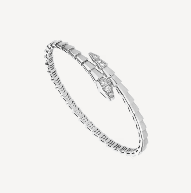 Bvl. Silver Serpenti Ucu Taşlı Bileklik