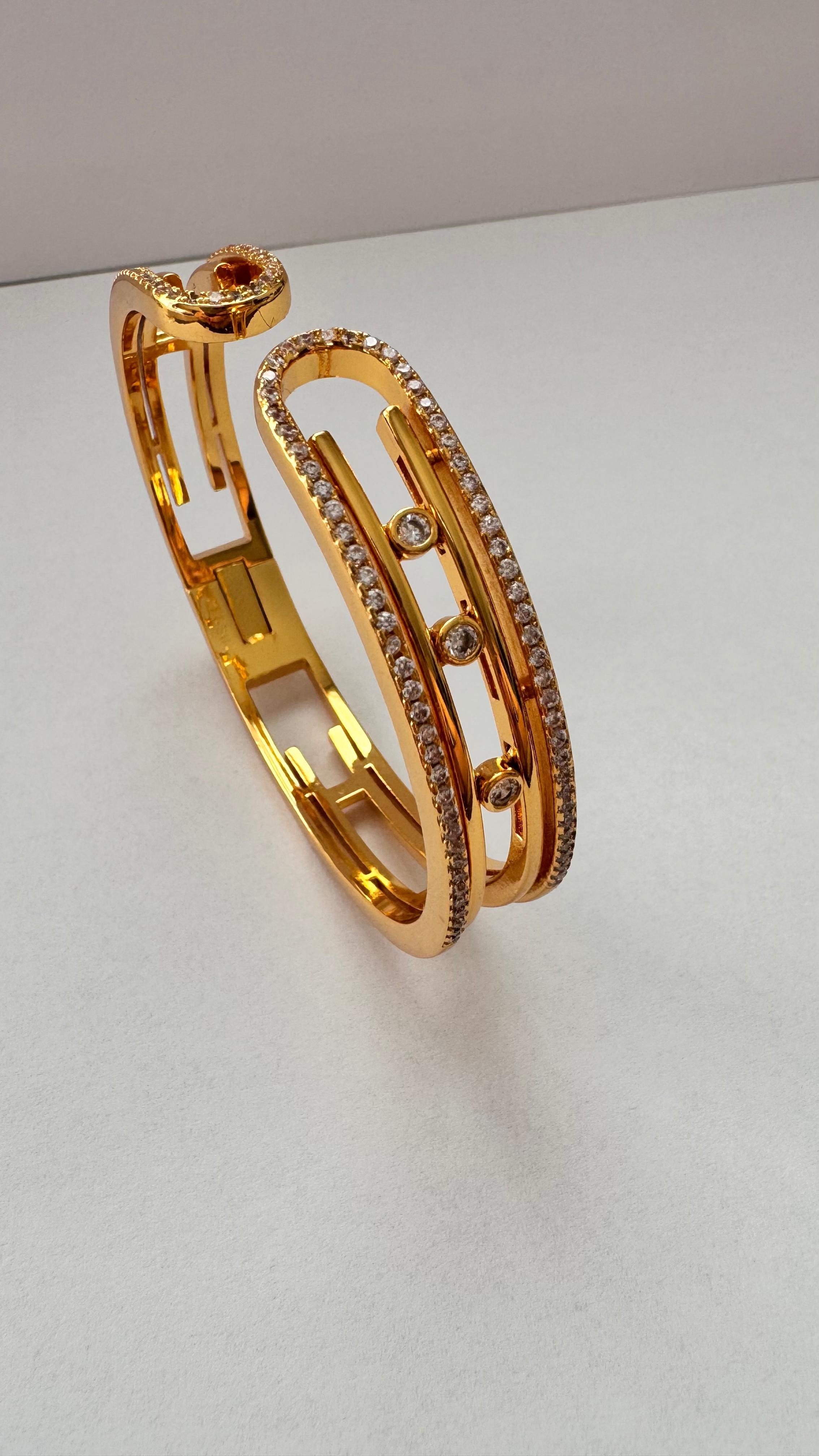 Mess. Bangle Gold Bileklik
