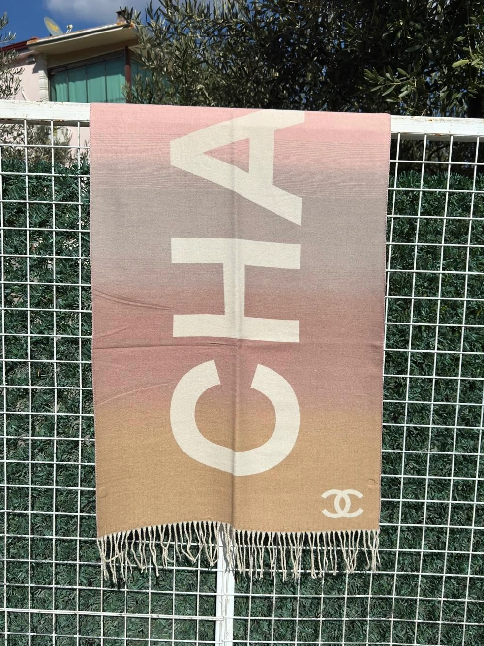 Dégradé Blush Kaşmir-İpek Şal