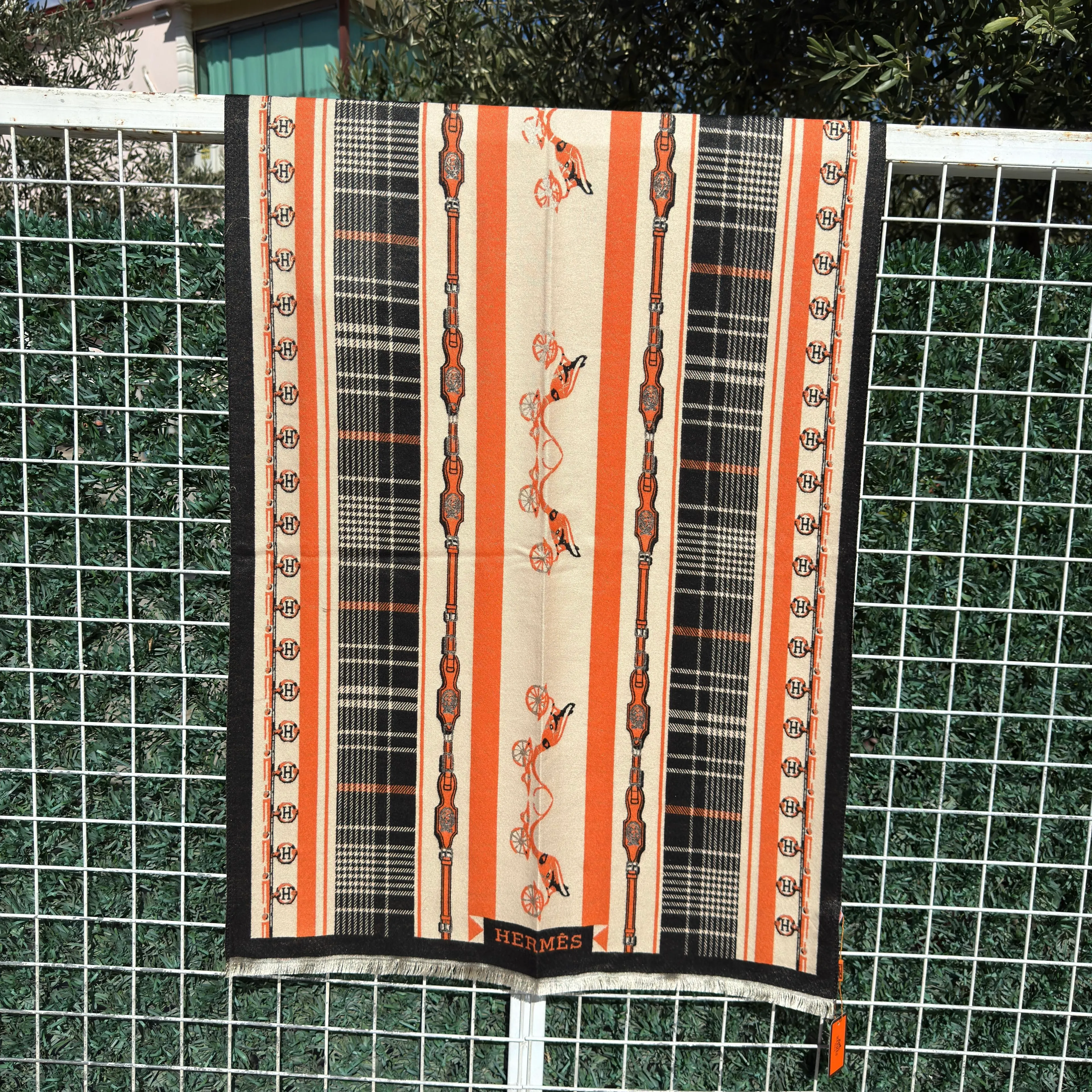 Cheval Chain Kaşmir-İpek Şal