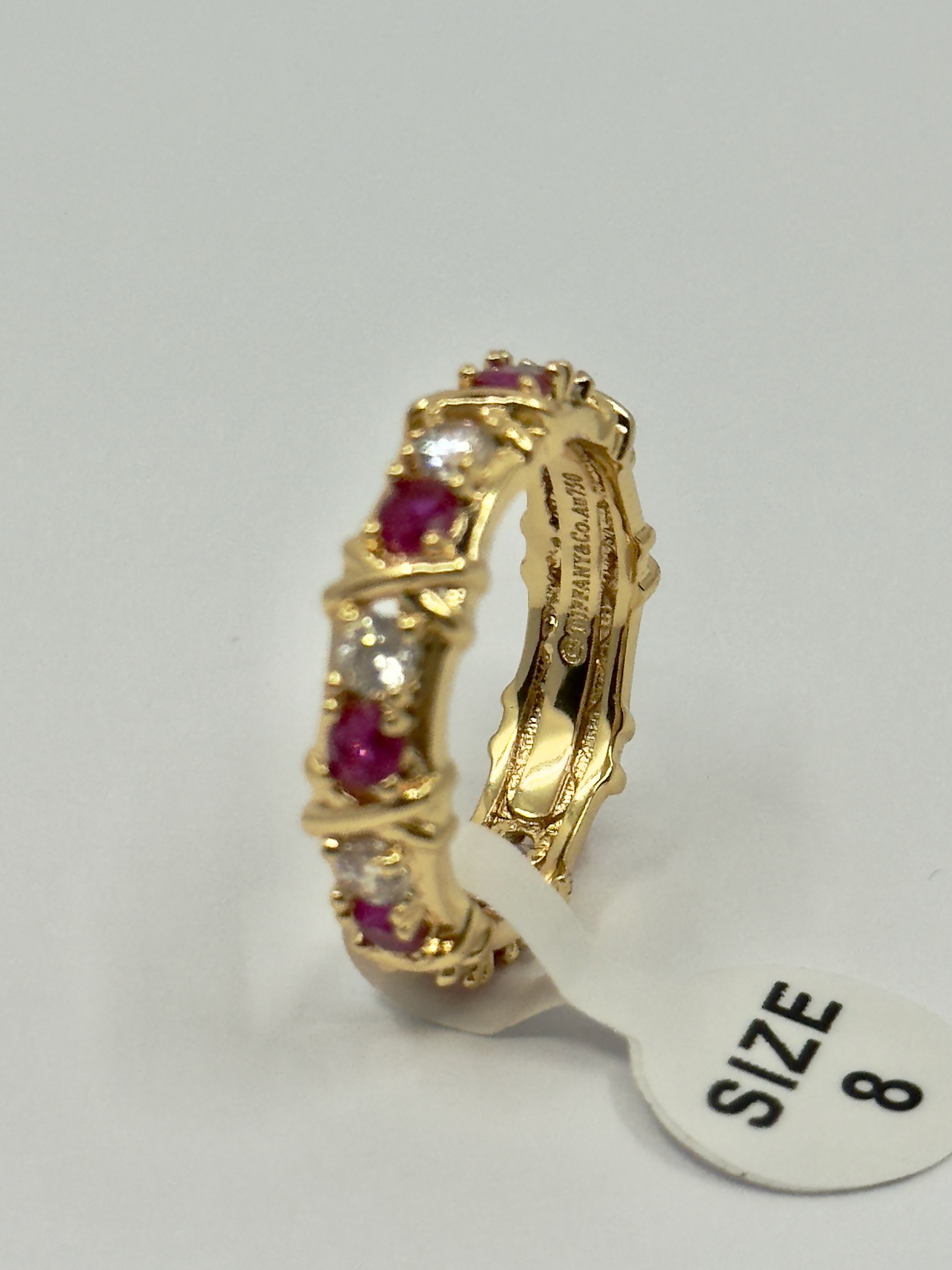 Schulmberg Gold Bordo Yüzük