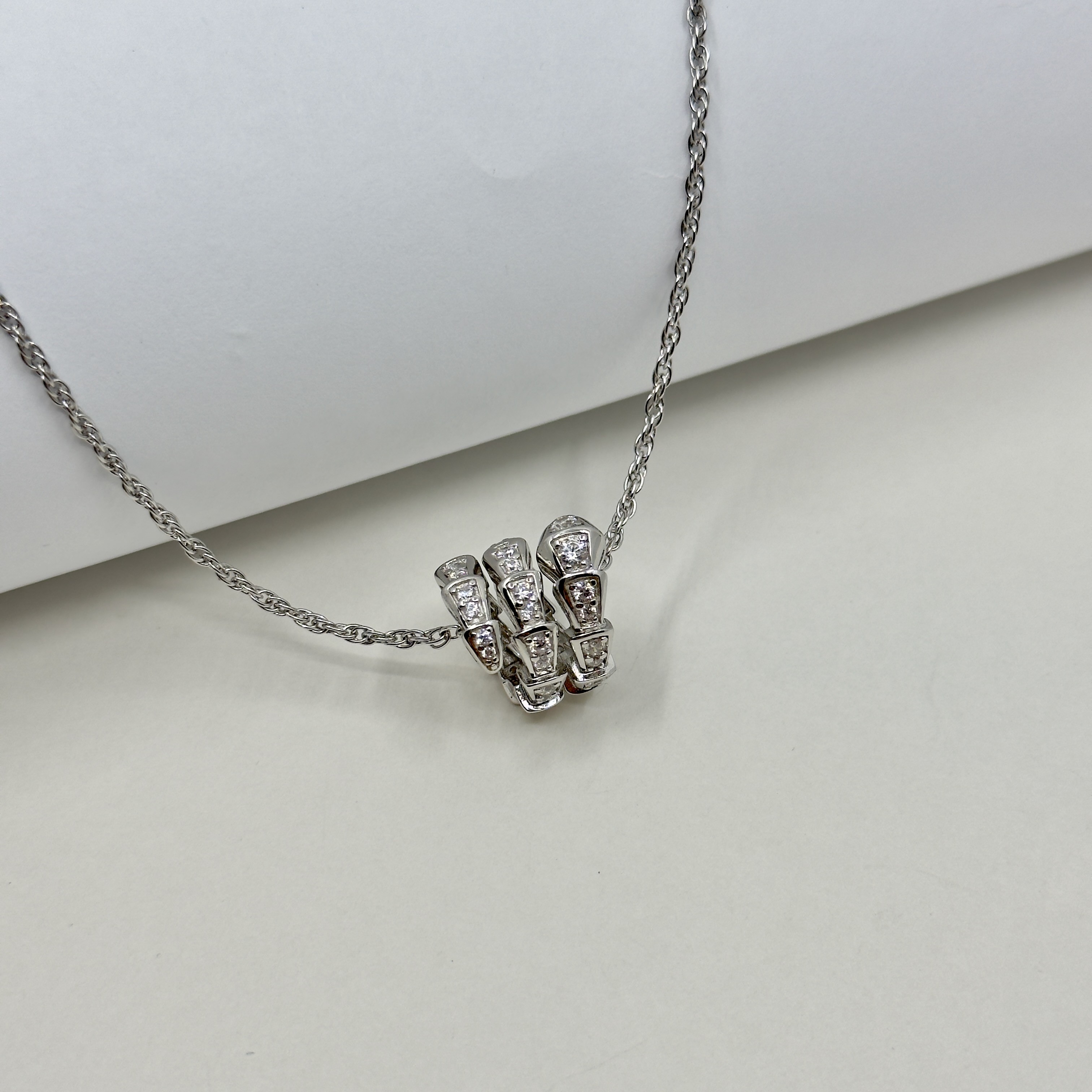 Prem. Bvlgri Silver Serpenti Kolye 