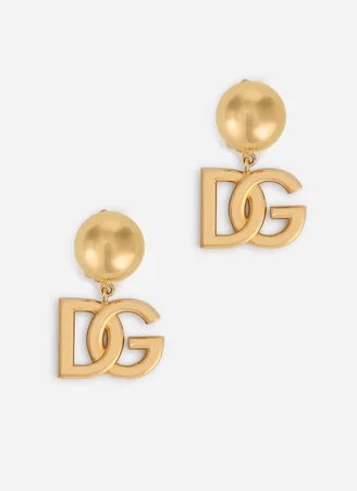 D&G Logo Detay Gold Küpe