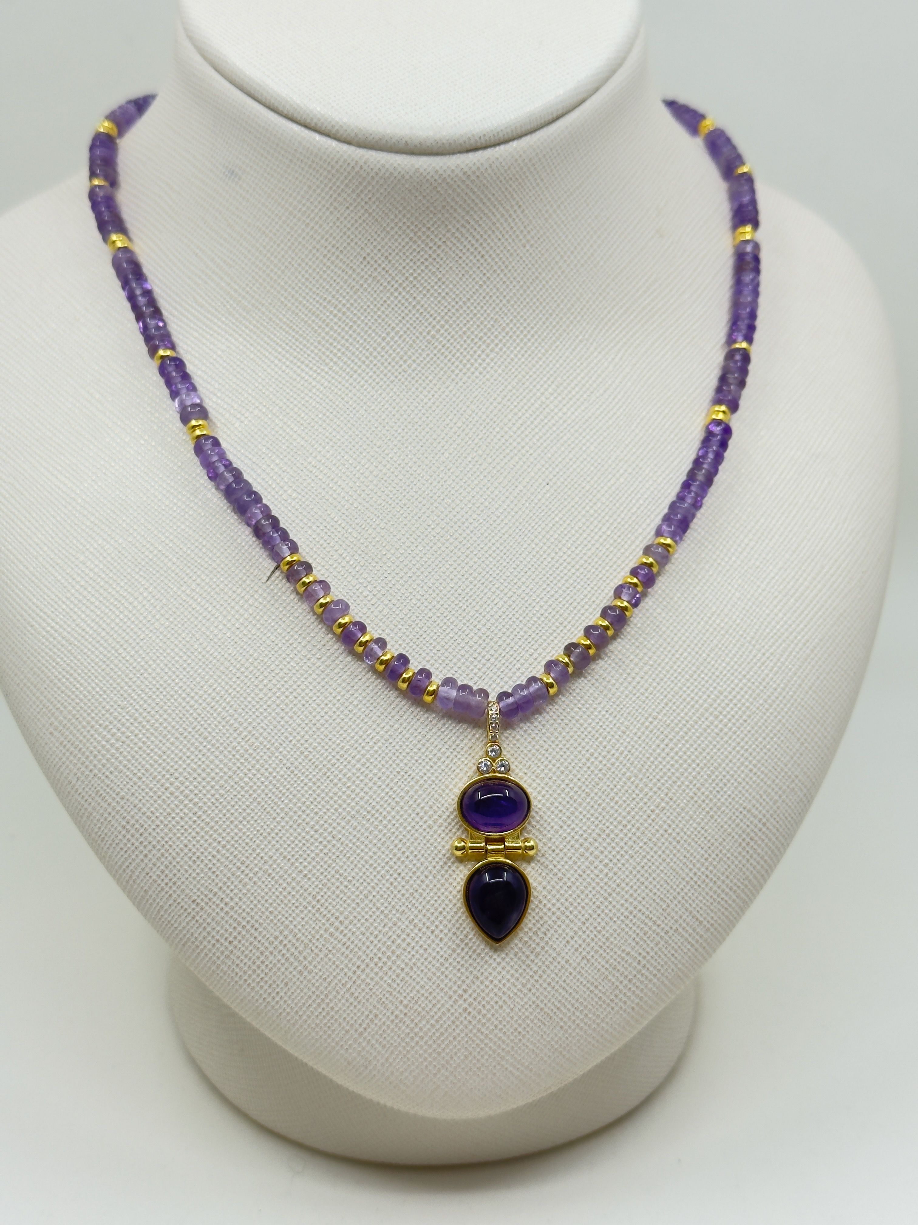 Soleil. Celestial Amethyst Kolye - Ametist