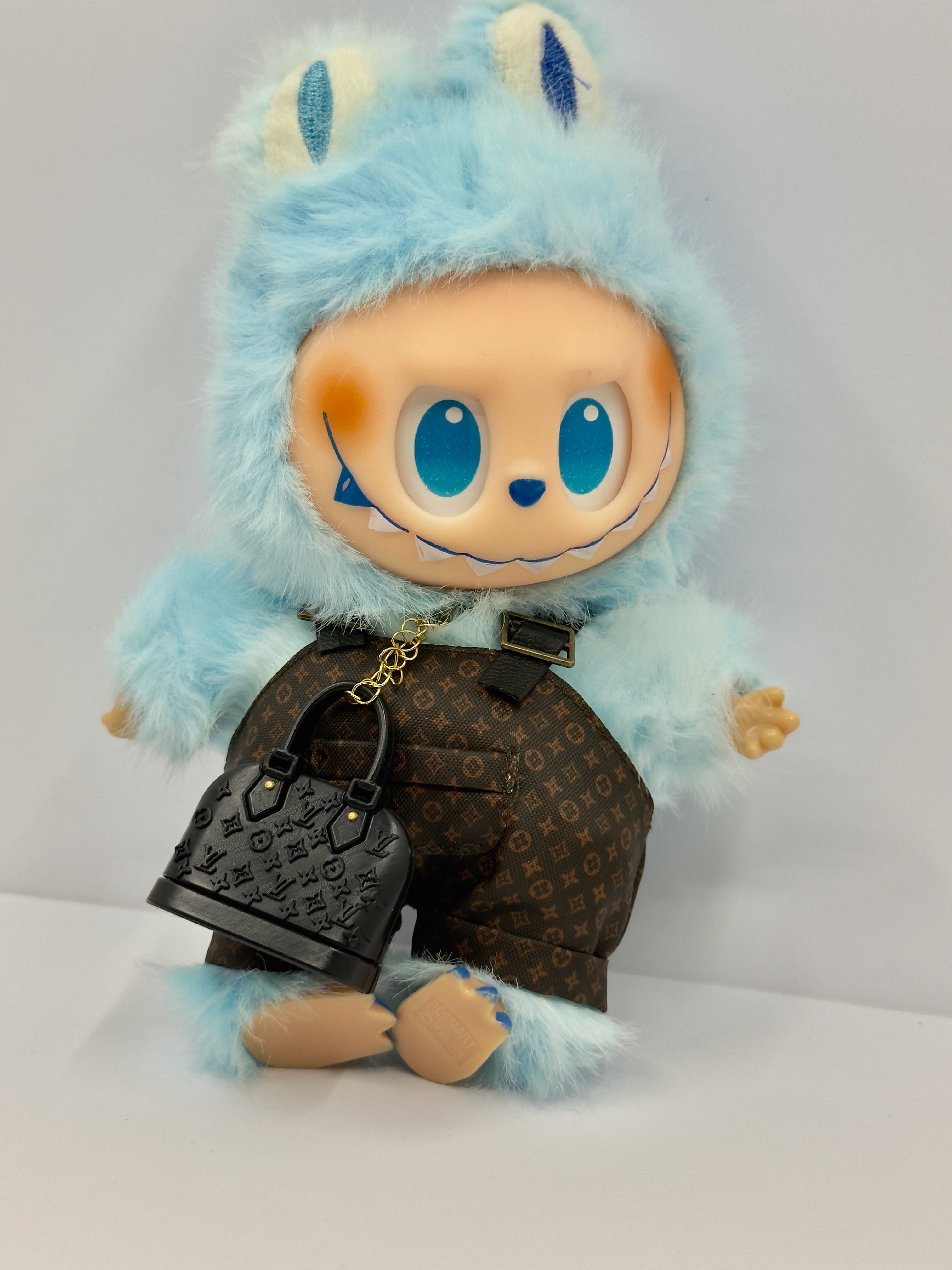 LV Elbiseli Bebe Mavisi Labubu