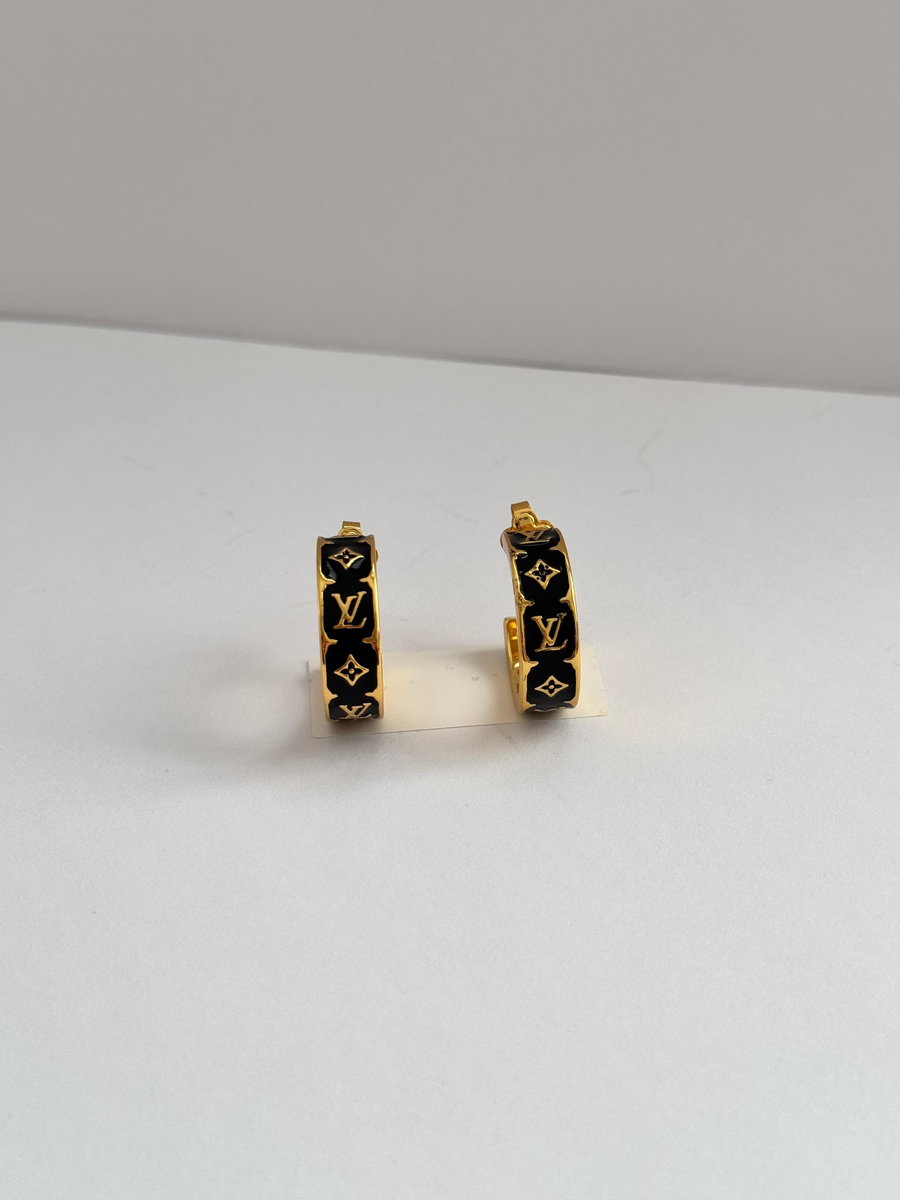 LV Nanogram Enamel Küpe