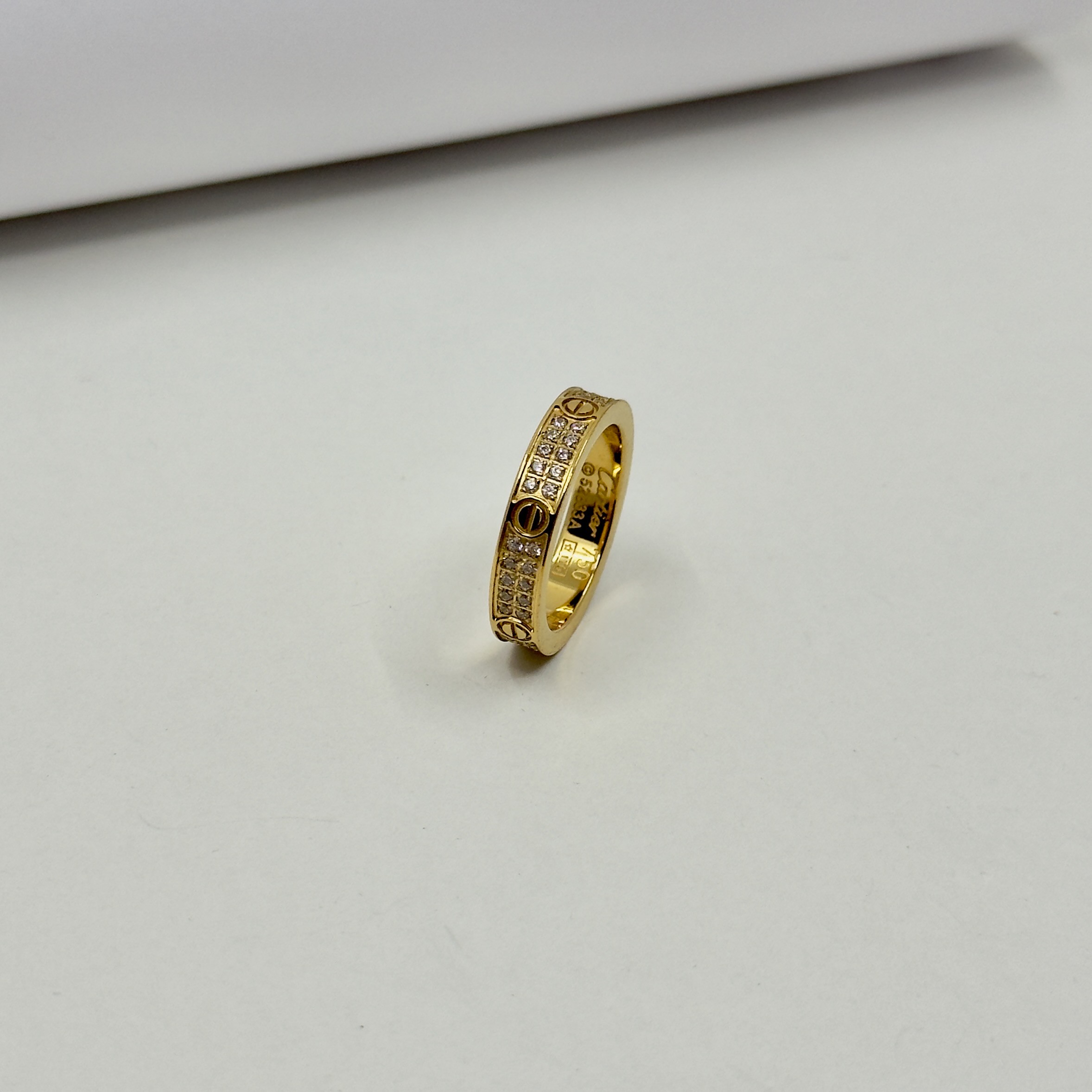 Crt. Gold Taşlı Mini Yüzük