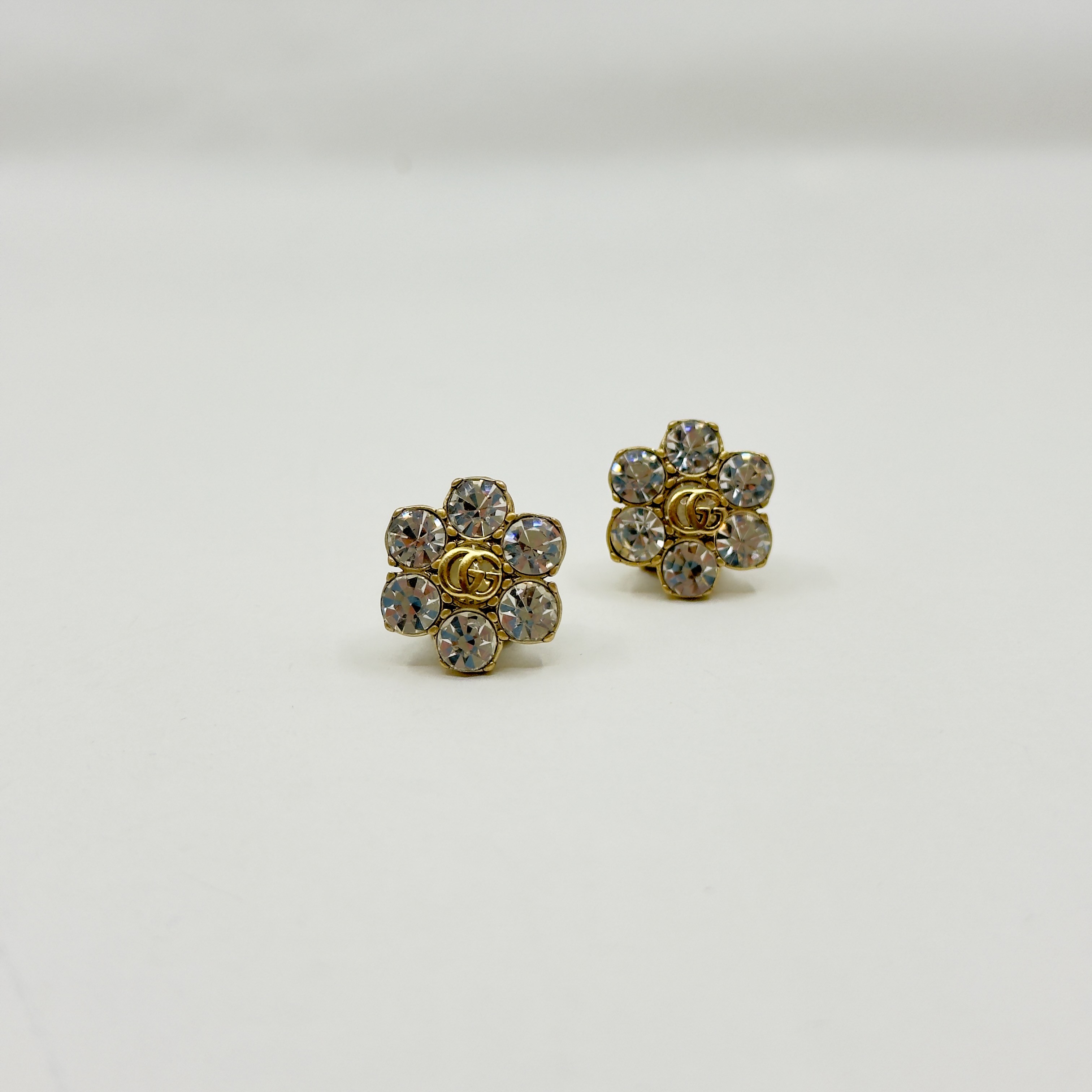 Gcci. Double G Crystal Küpe