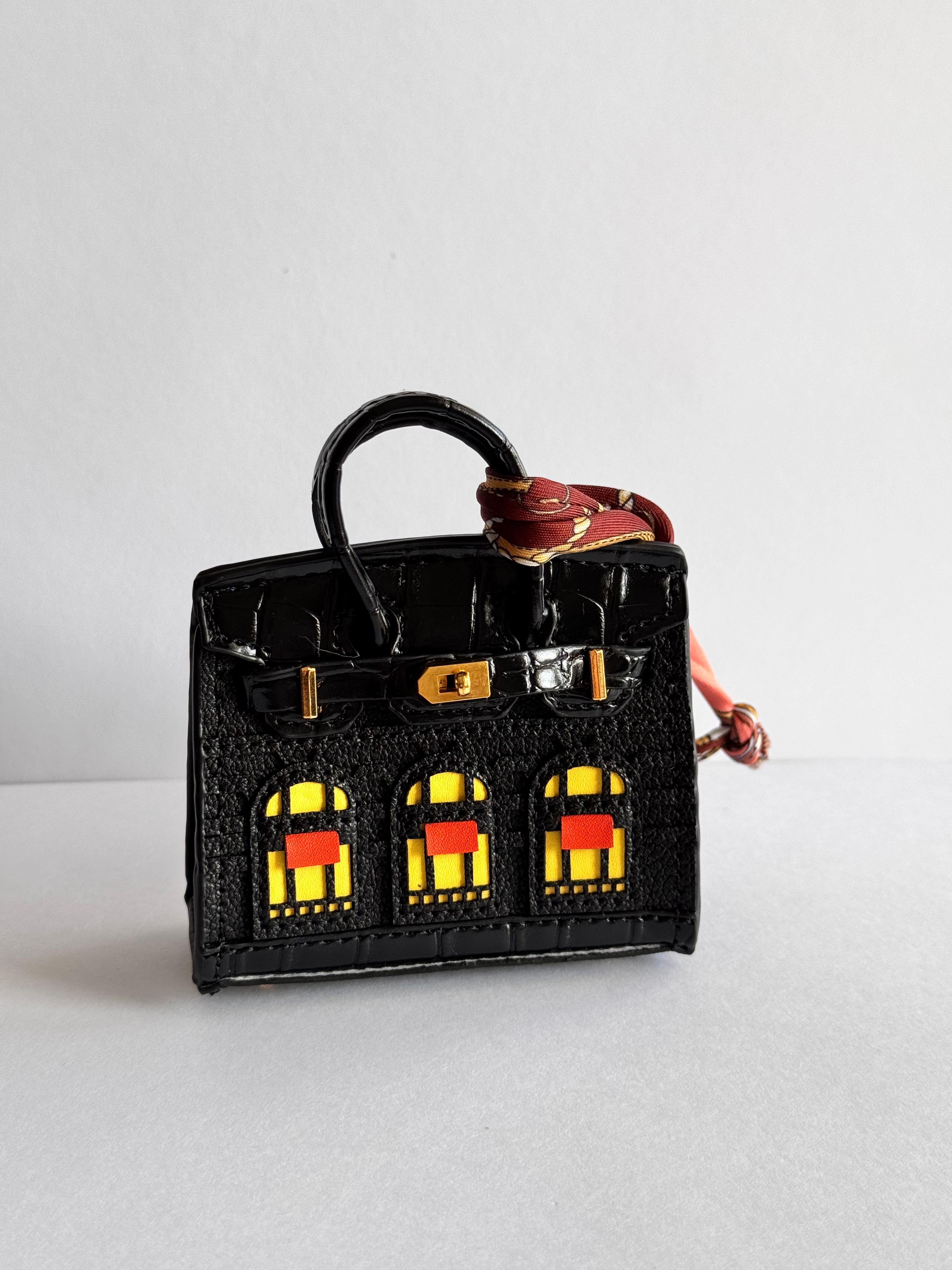 Hrms. Birkin Siyah Bag Charm