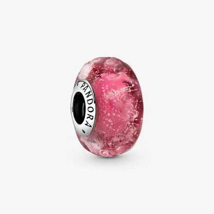 Fantastik Pembe Murano Charm