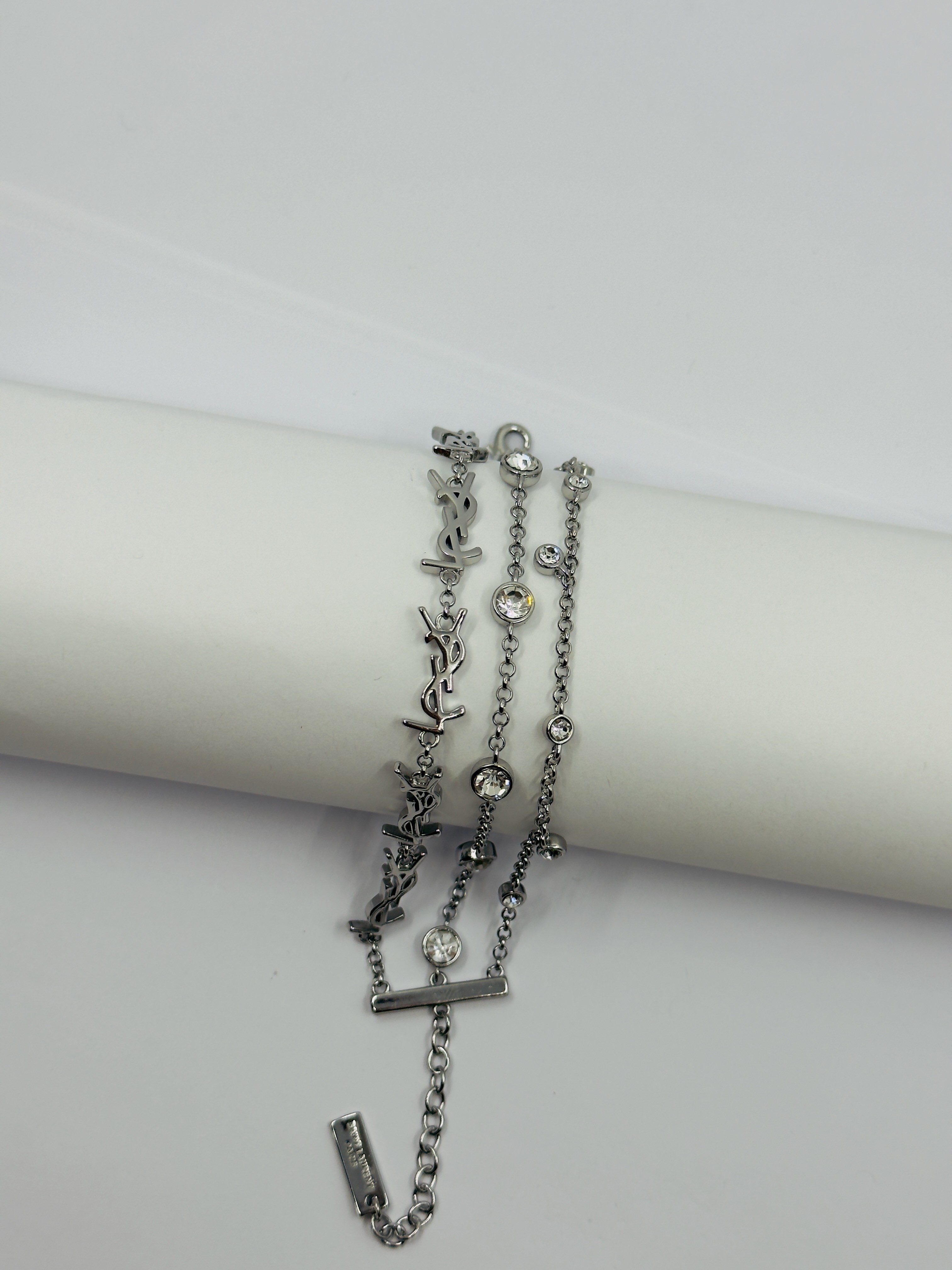 YSL Üç Sıra Silver Bileklik