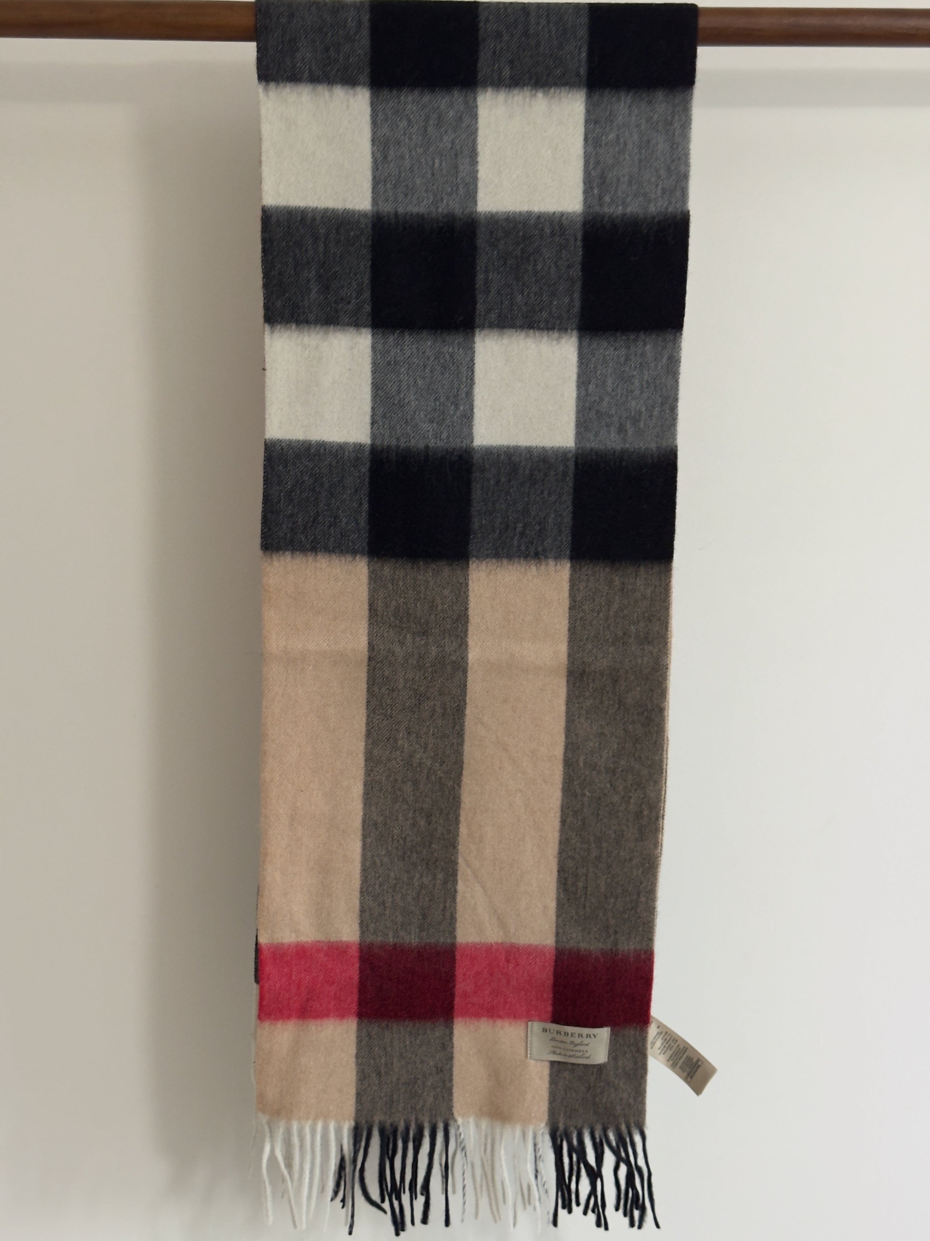Heritage Beige Kaşmir Atkı