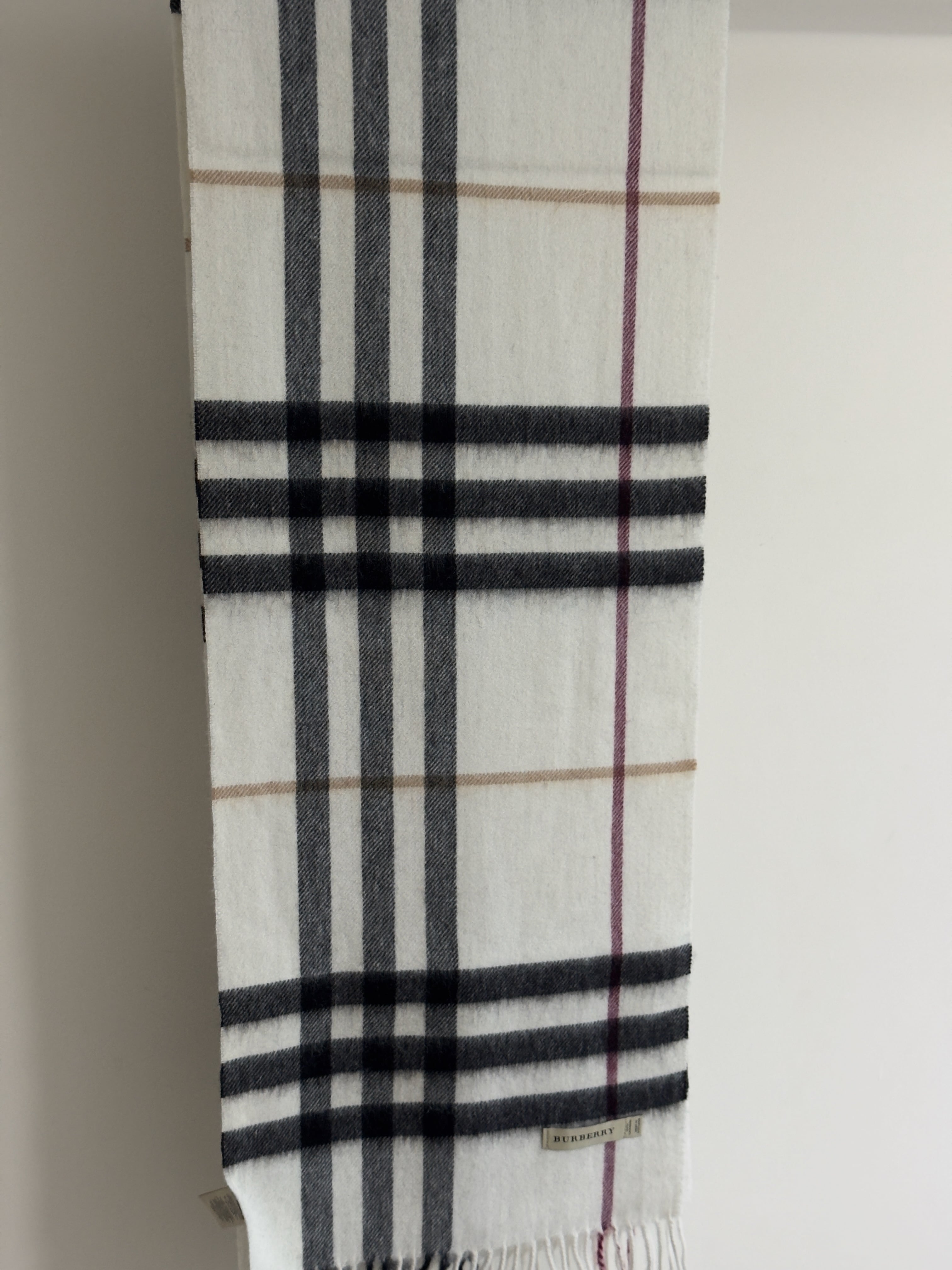 Iconic Check Kaşmir Atkı