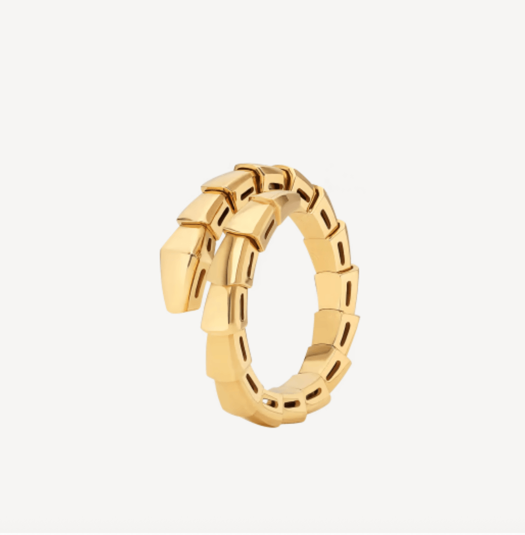 Gold Taşsız Serpenti M Size Yüzük