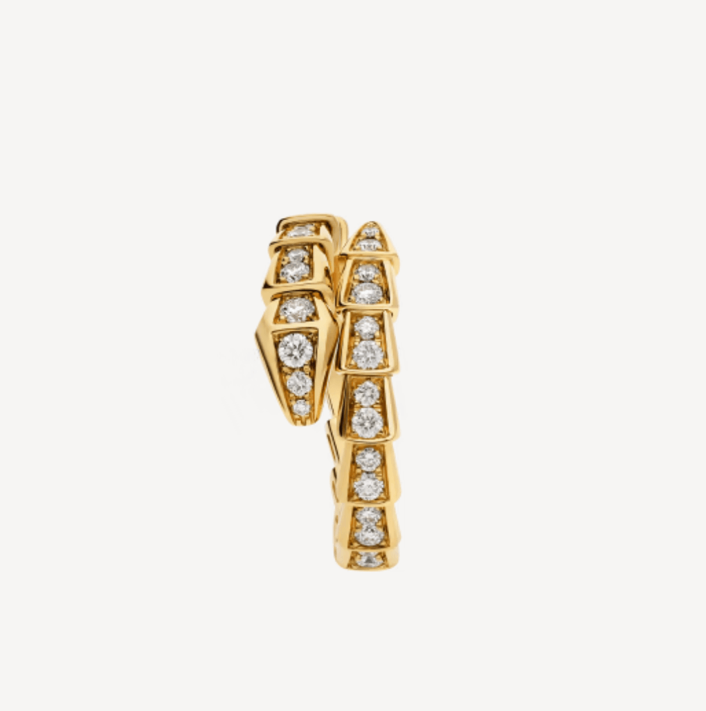 Gold Serpenti M Size Yüzük