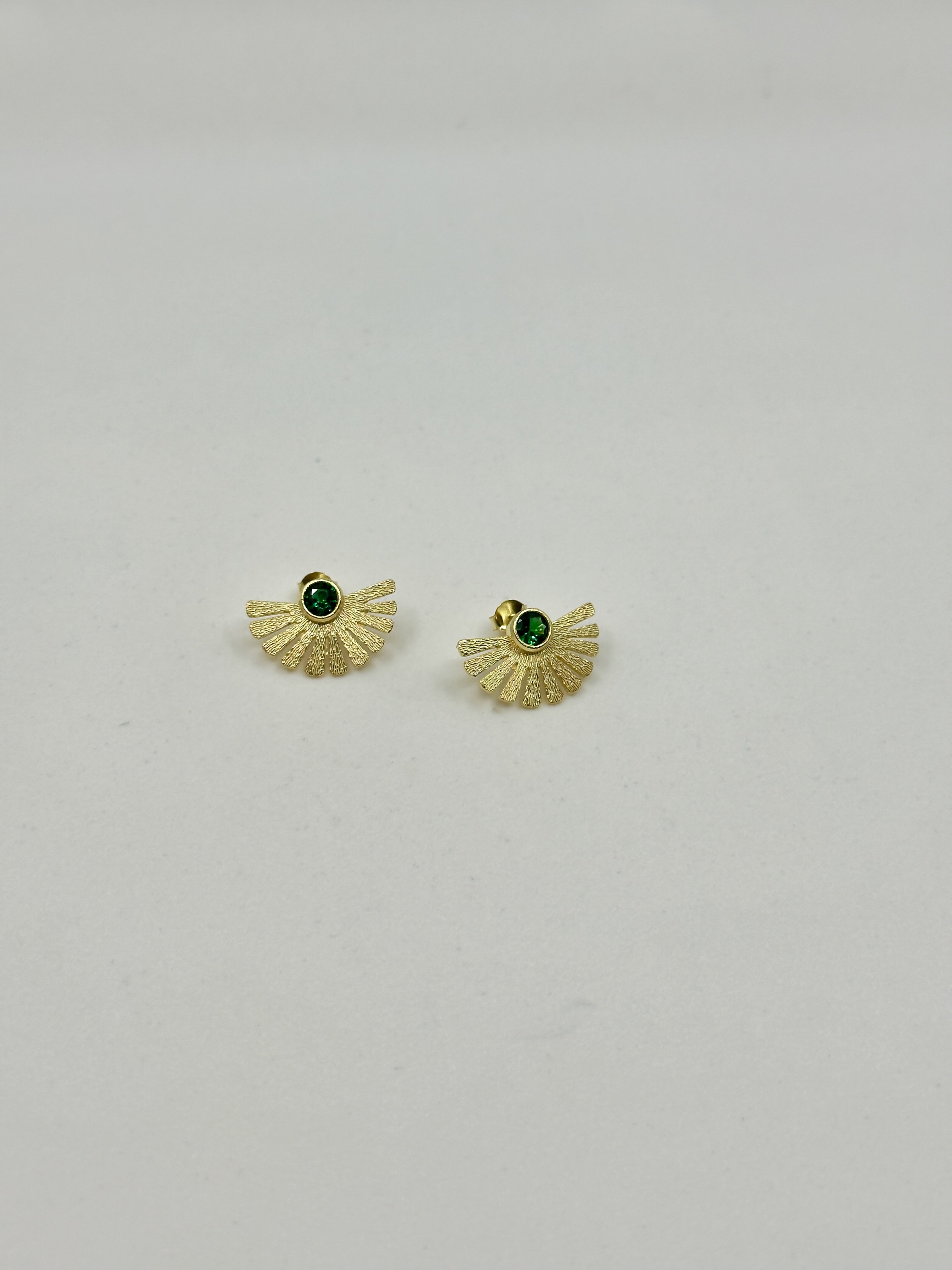 Soleil. Aurora Verde Küpe