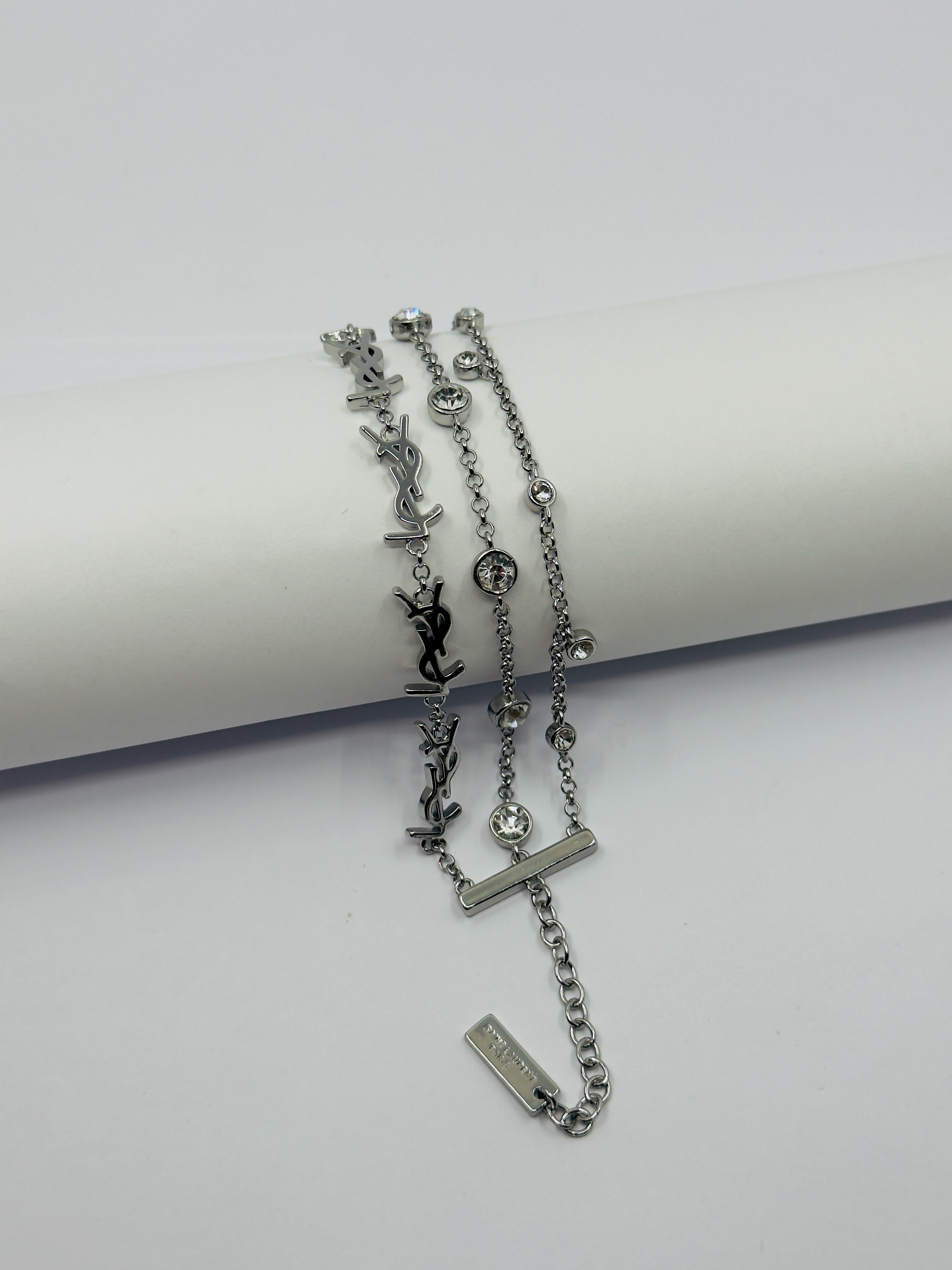 YSL Üç Sıra Silver Bileklik