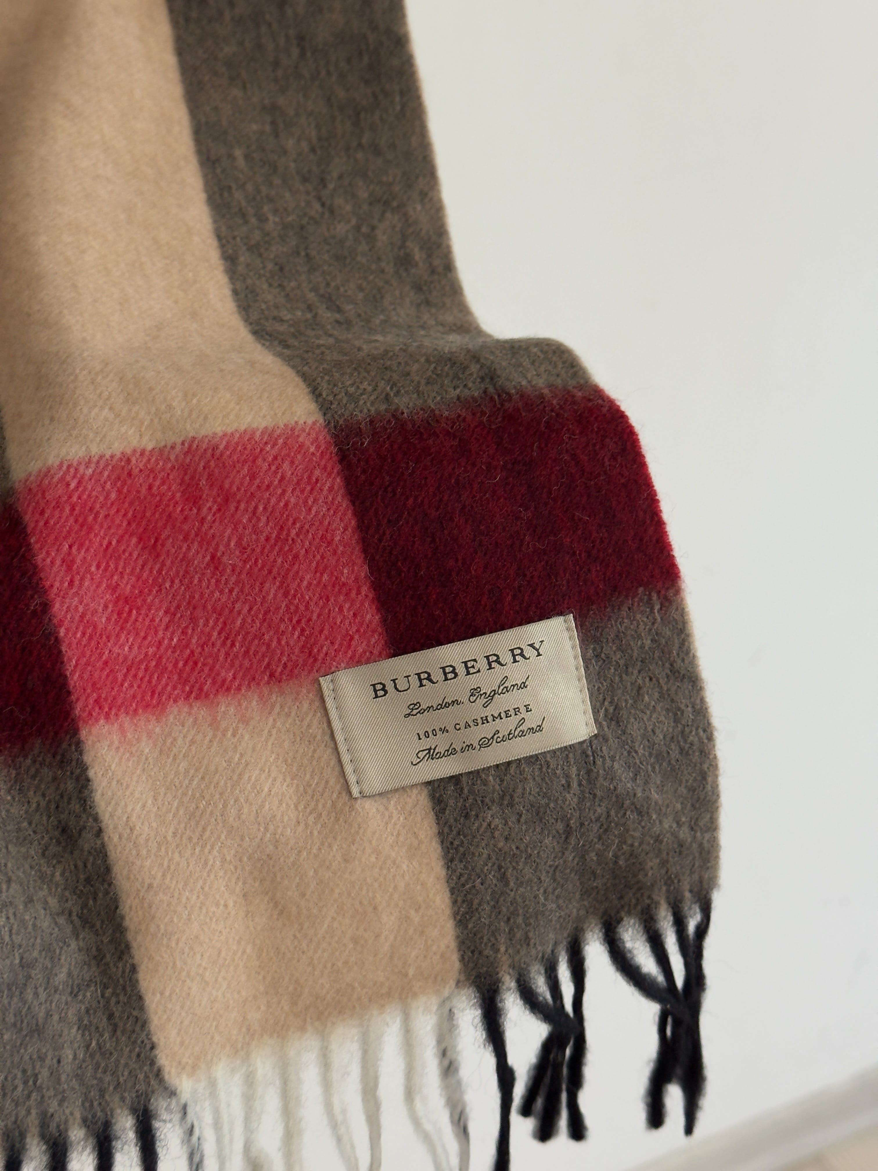Heritage Beige Kaşmir Atkı