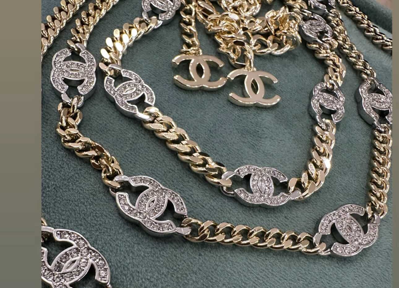 Chnl. Gold Chain Kolye