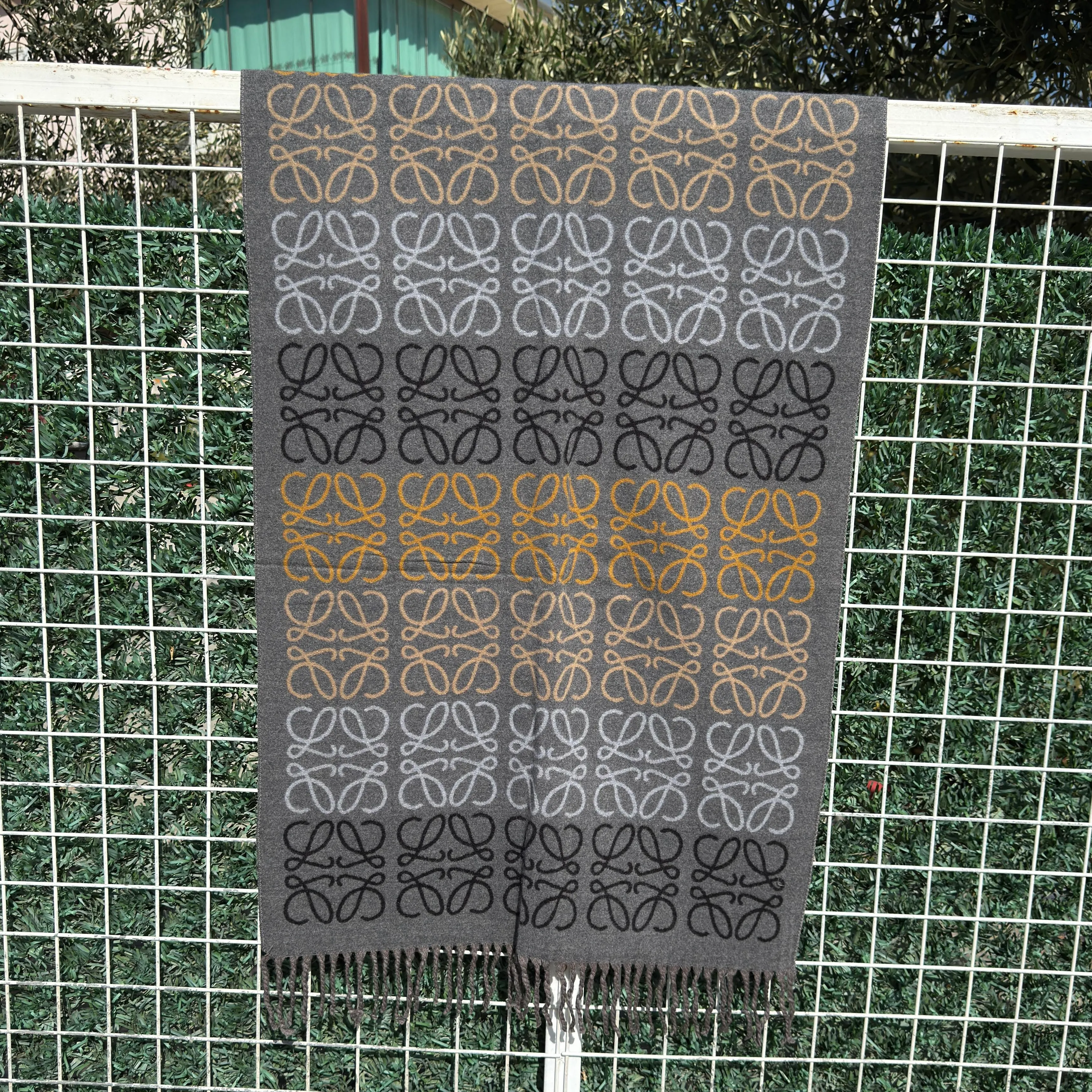 Graphite Edition Anagram Kaşmir-İpek Şal