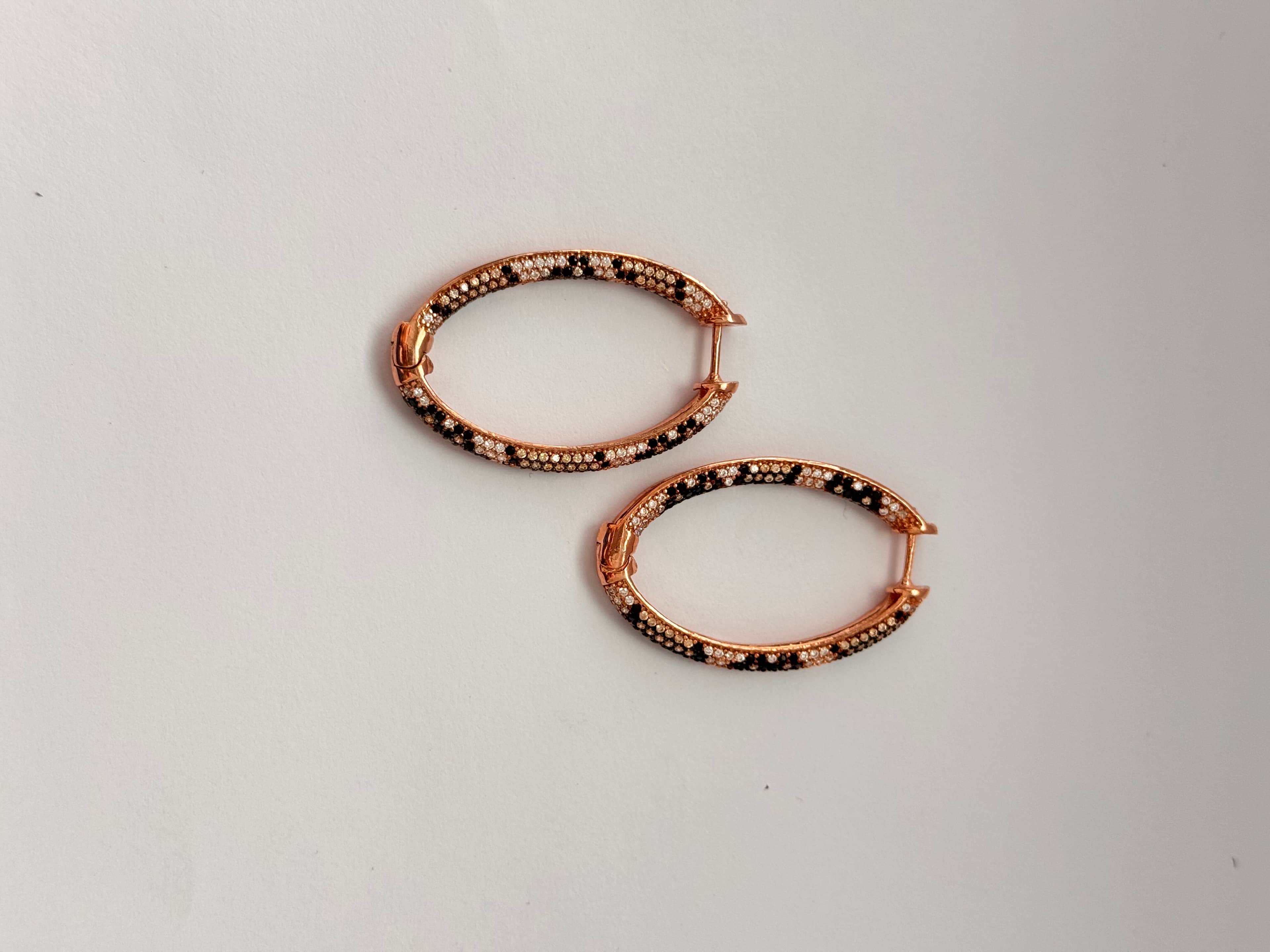 Nebula. Rose Twilight Hoop Küpe