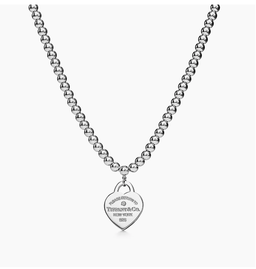 Full Silver Bead Kolye