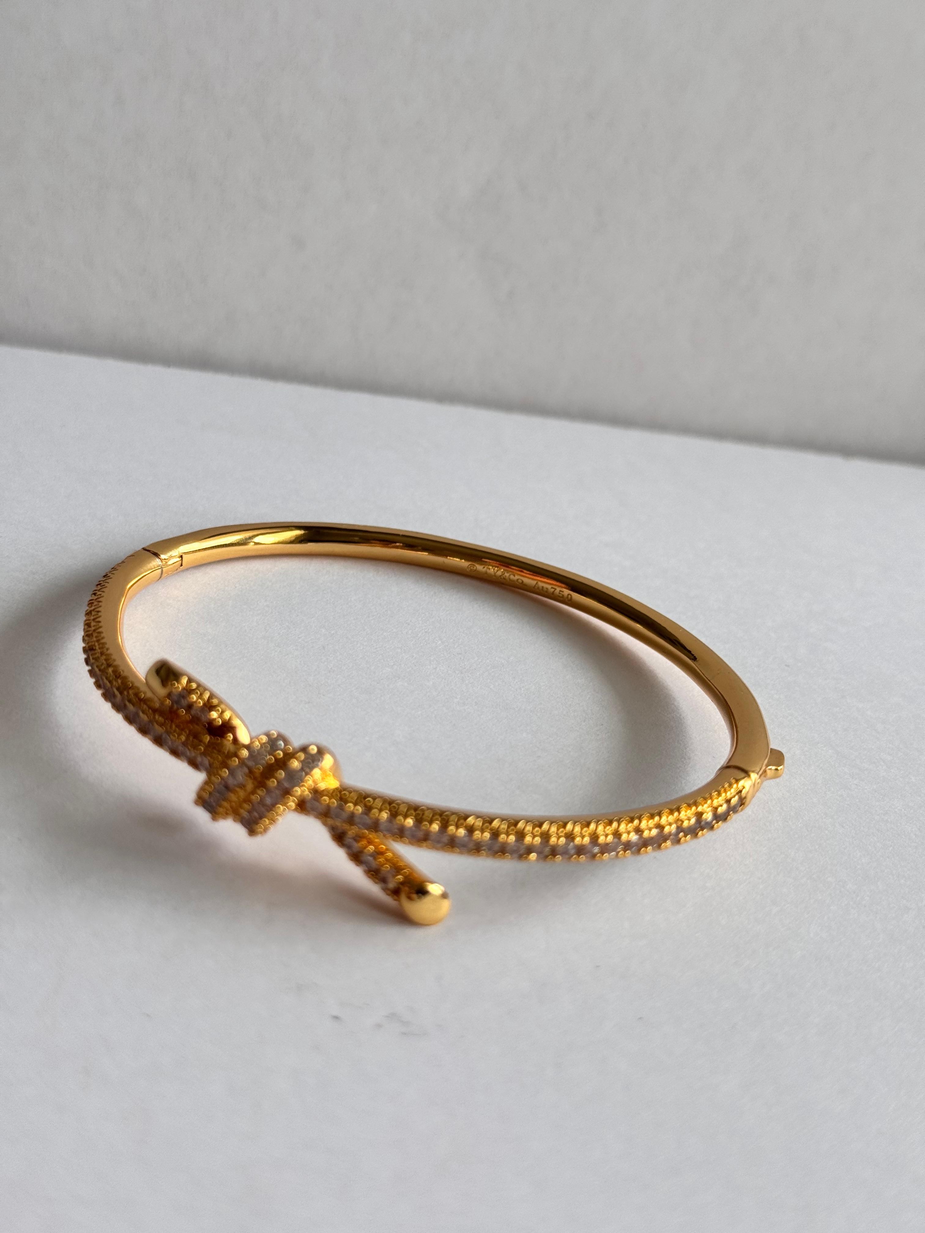 Tiff.co Gold Knot Bileklik