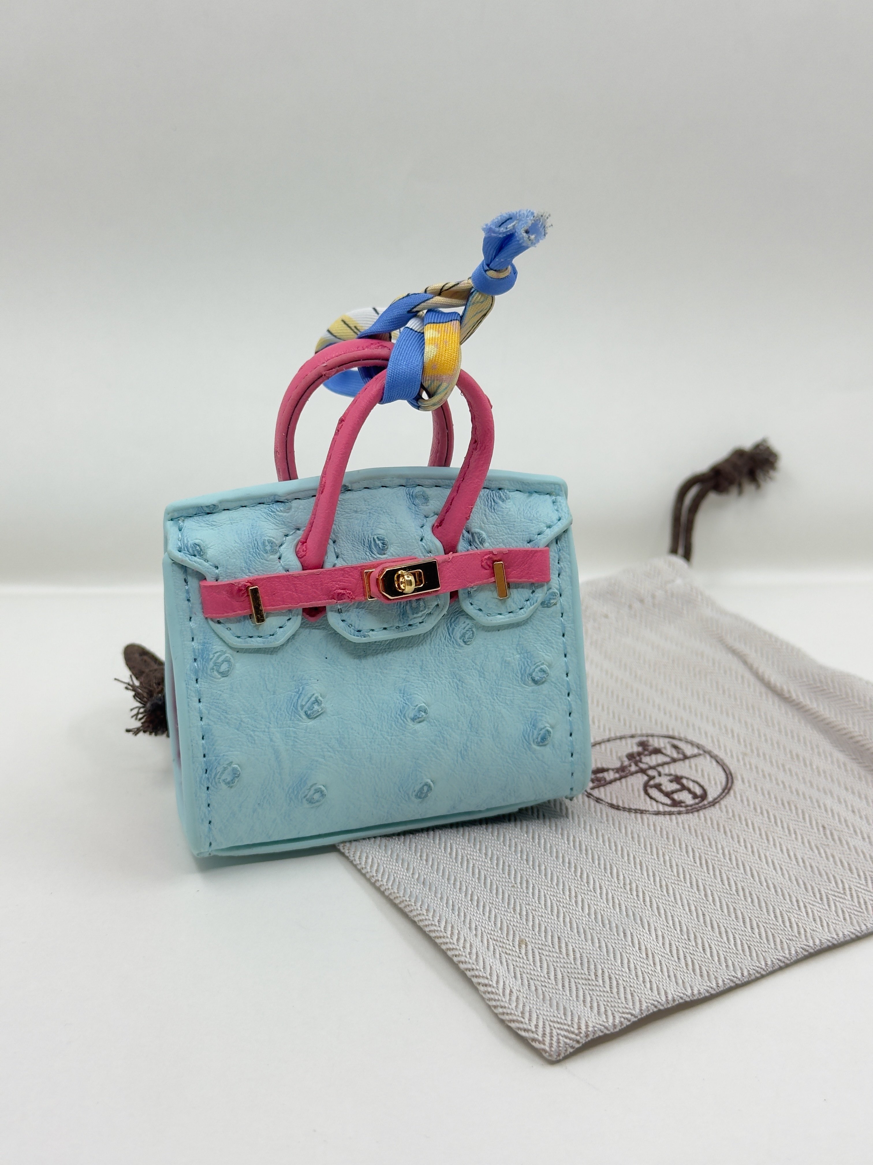 Hrms. Skyberry Birkin Bag Charm