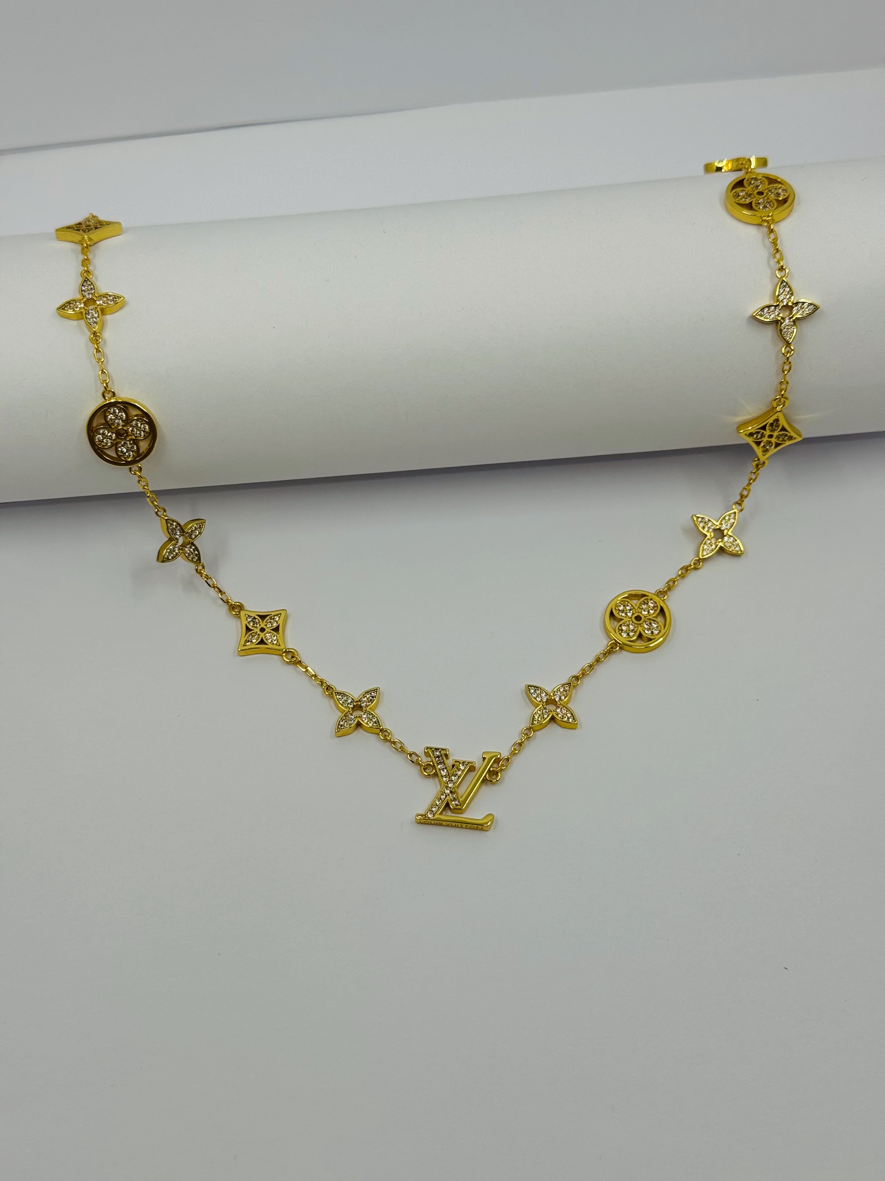 Gold Lace Necklace