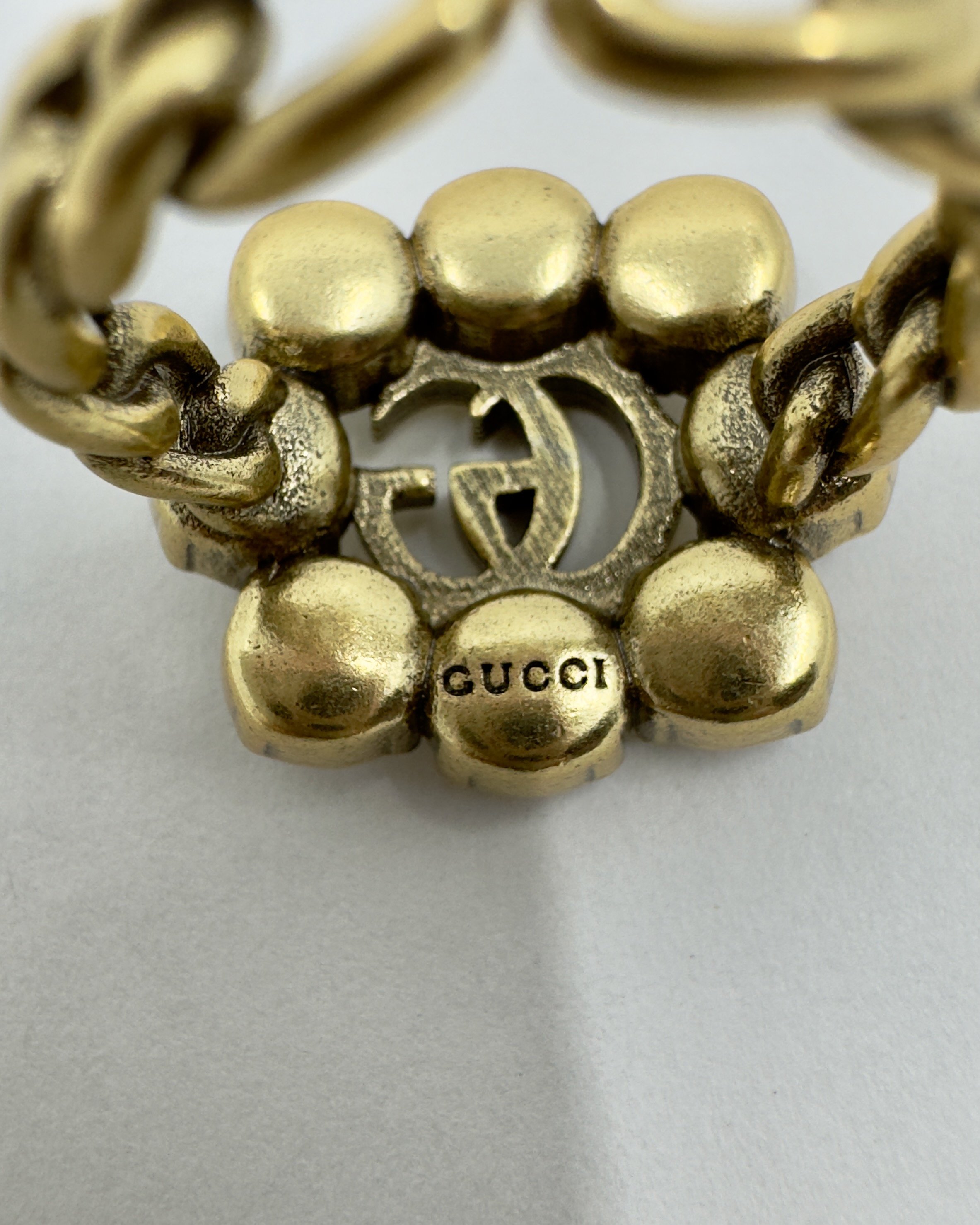Gcci. Ayarlanabilir Double G Ring 