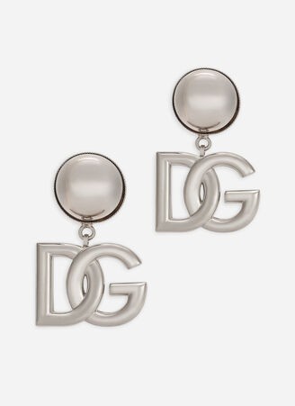 D&G Silver Logo Küpe
