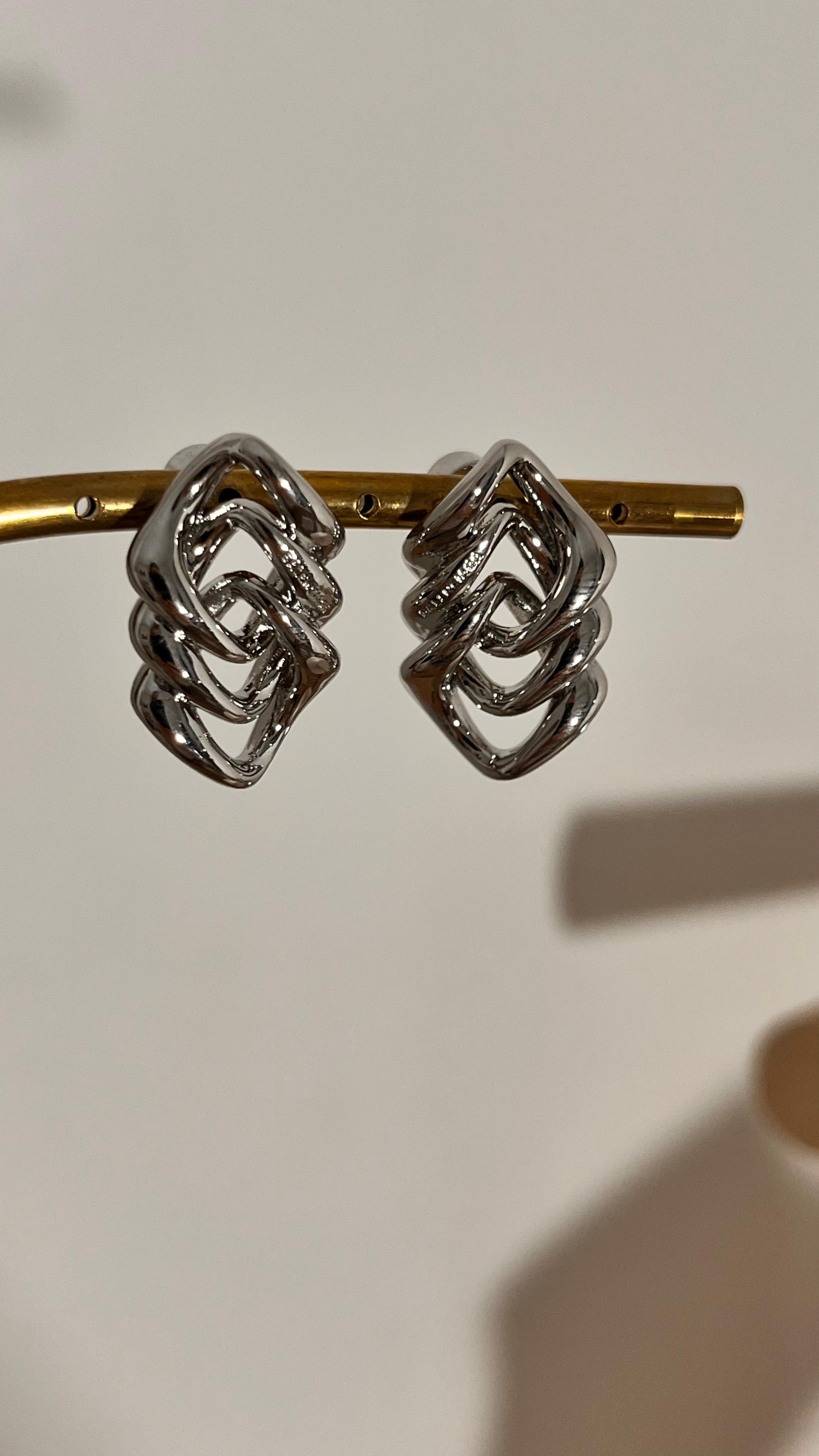 Blncg.Silver Sarmal Küpe