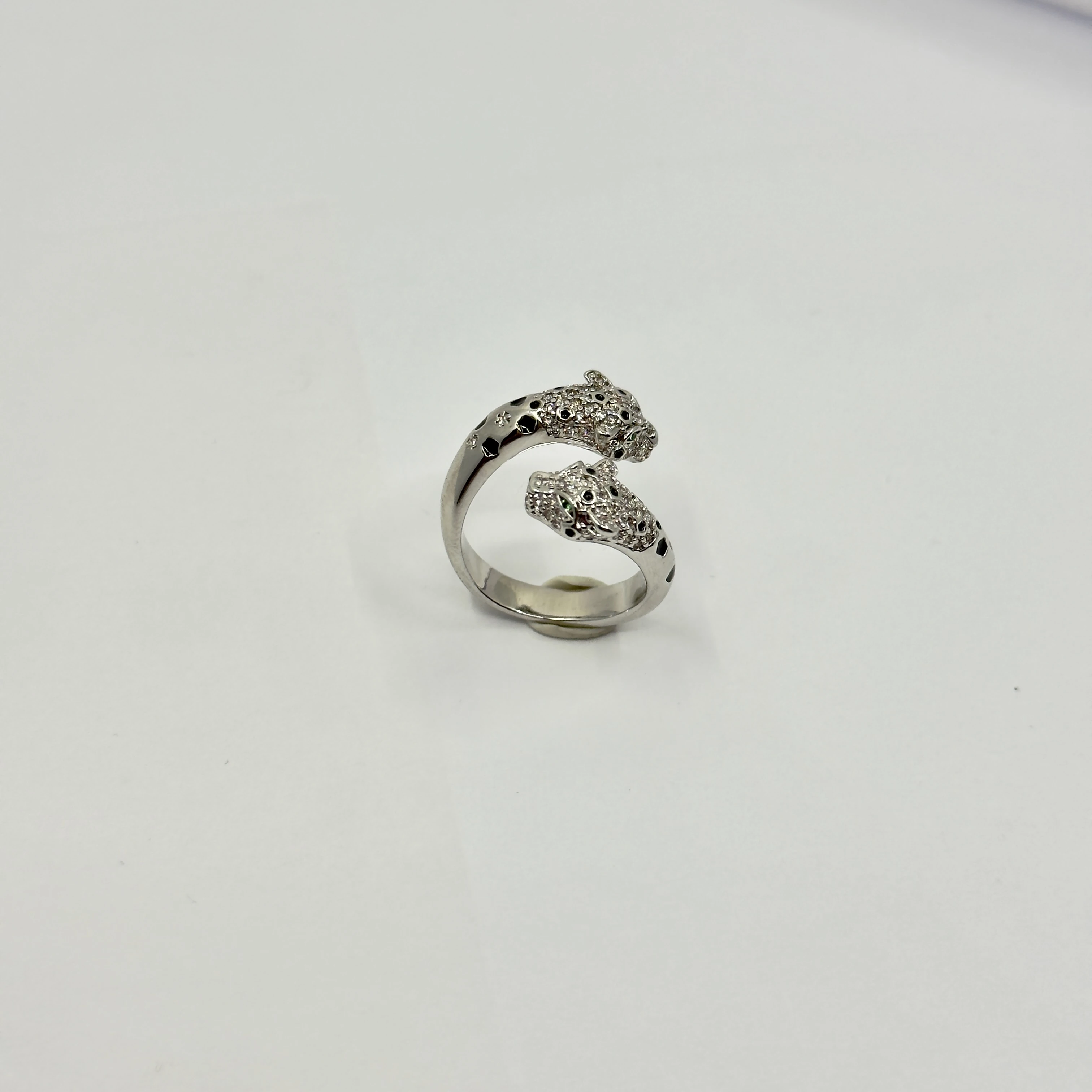 Ayarlanabilir Paved Pantere Yüzük