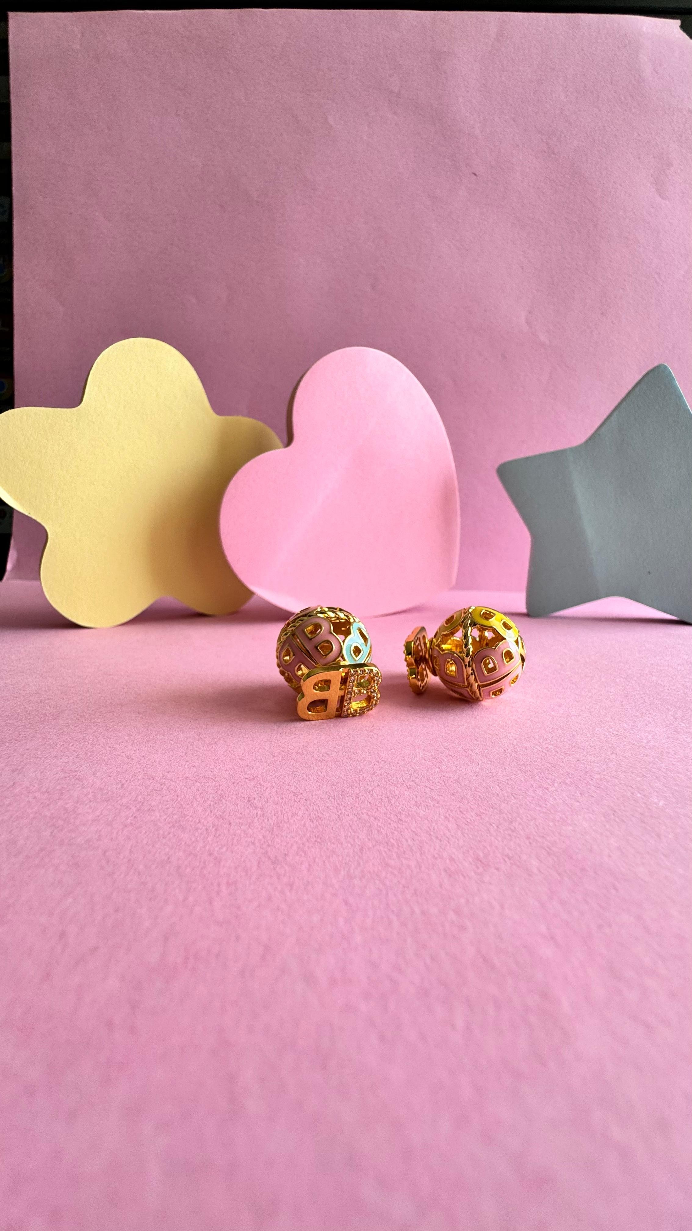 Blncg. Gold Renkli Tribale Küpe
