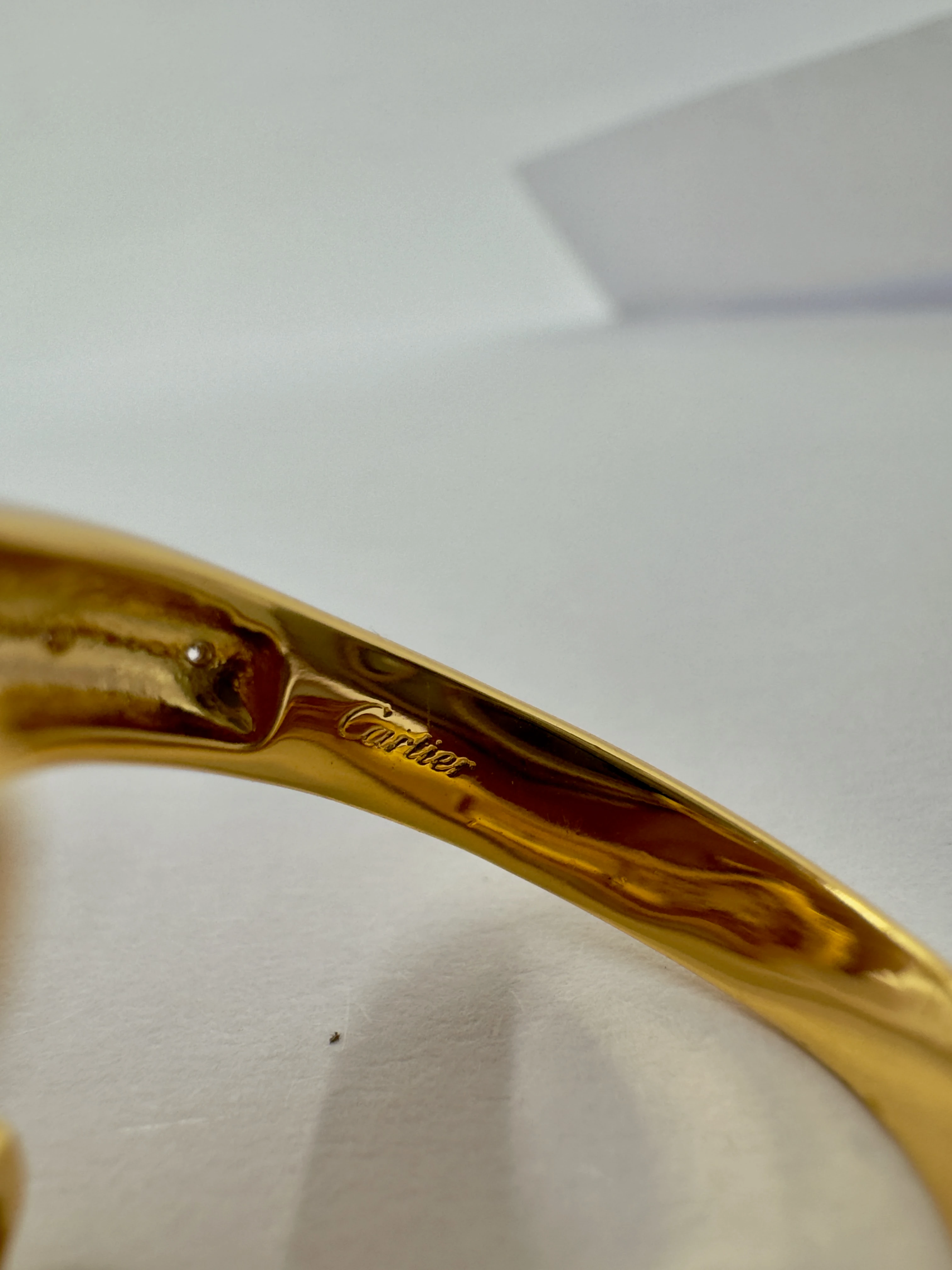 Ayarlanabilir Gold Pantere Paved Yüzük