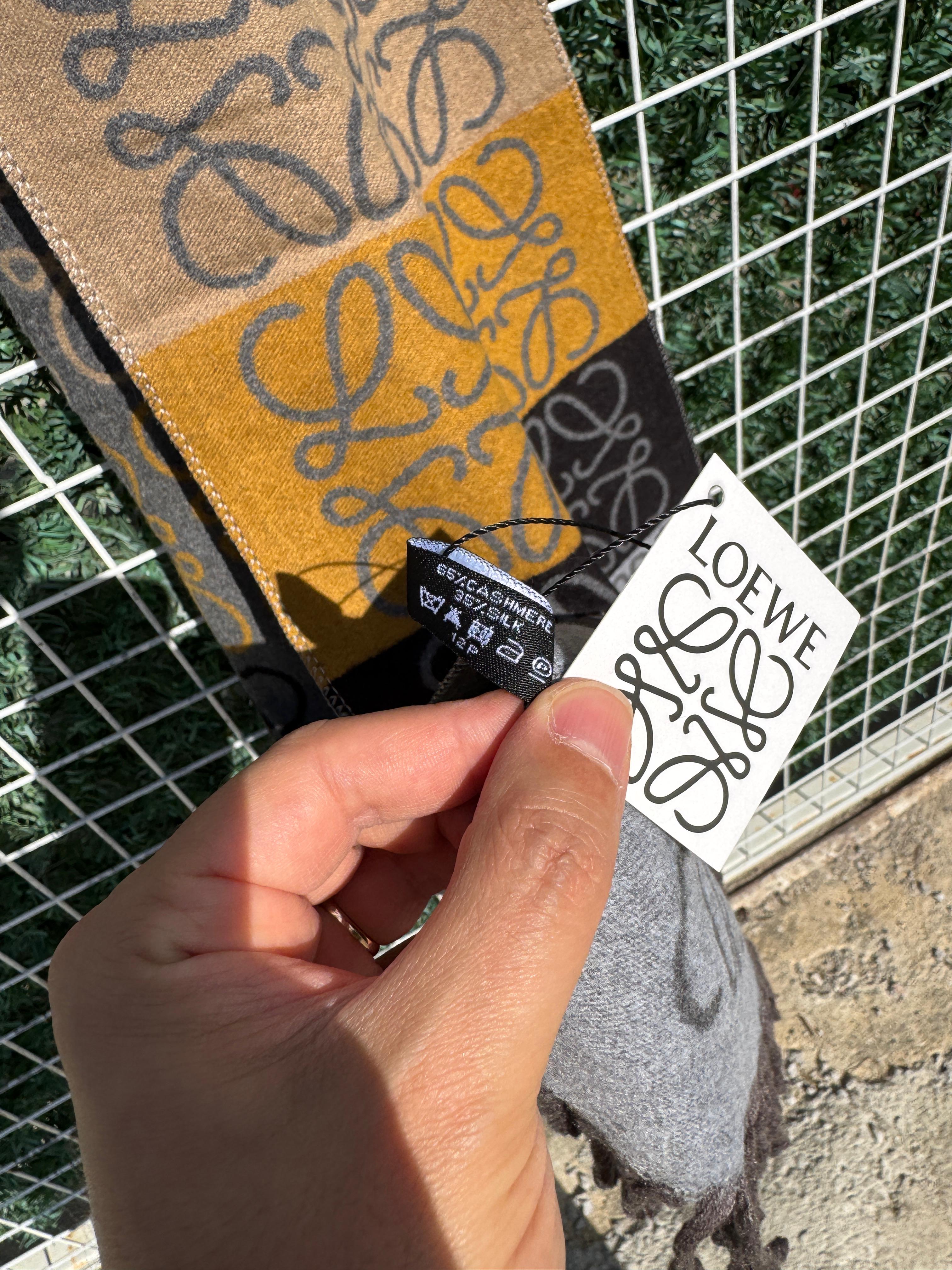 Graphite Edition Anagram Kaşmir-İpek Şal