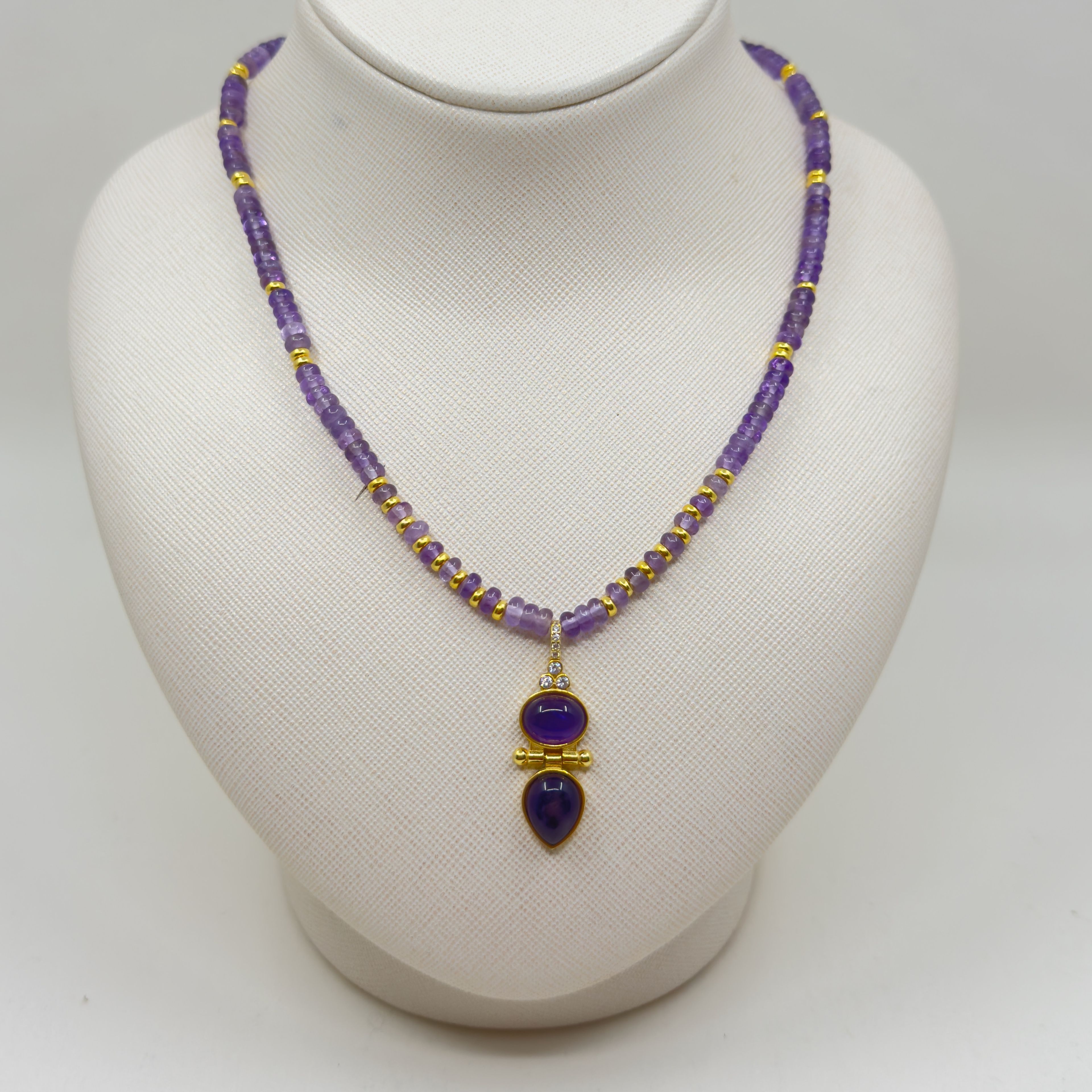 Soleil. Celestial Amethyst Kolye - Ametist