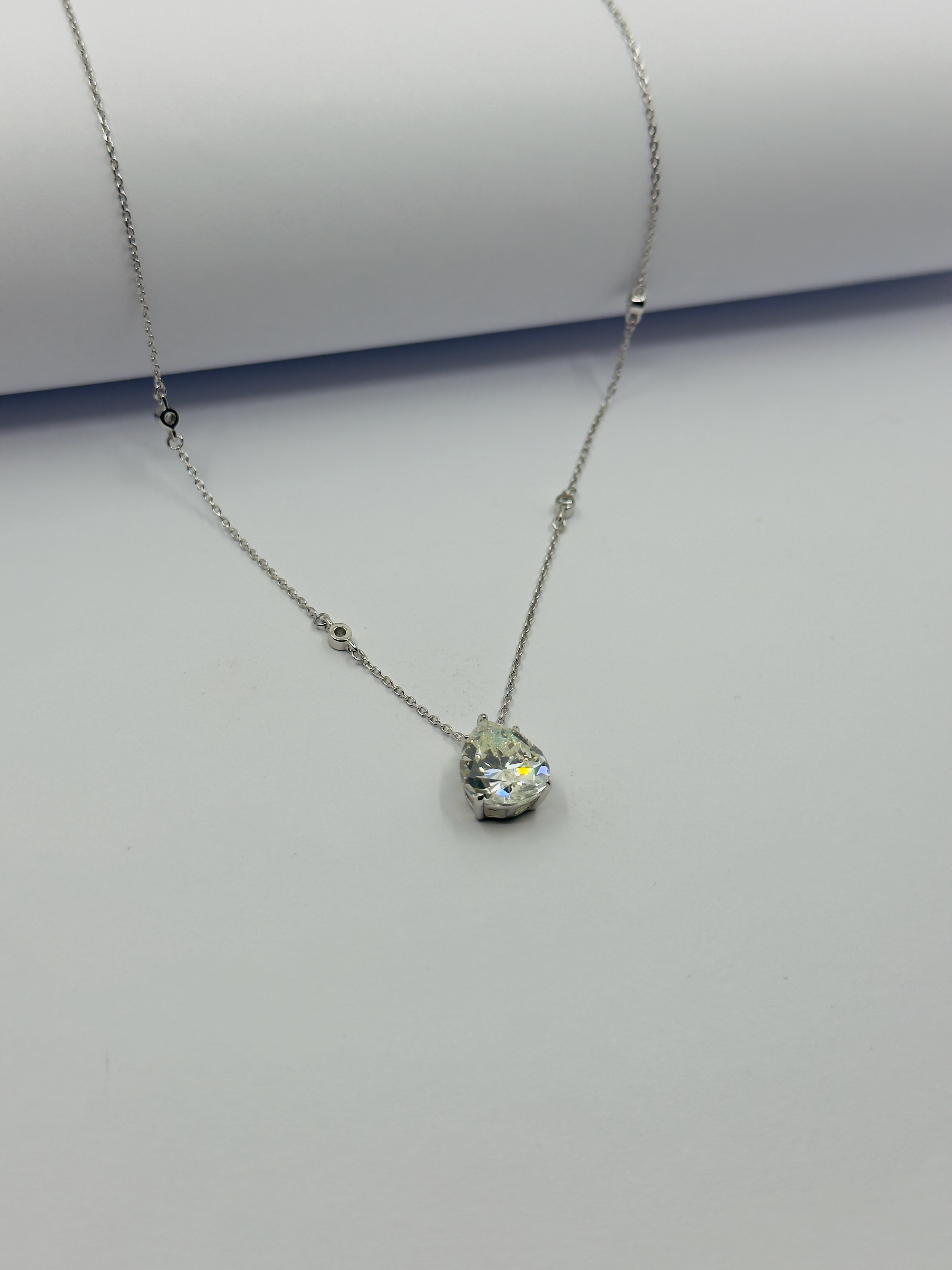 Crystal Drop Gümüş Kolye