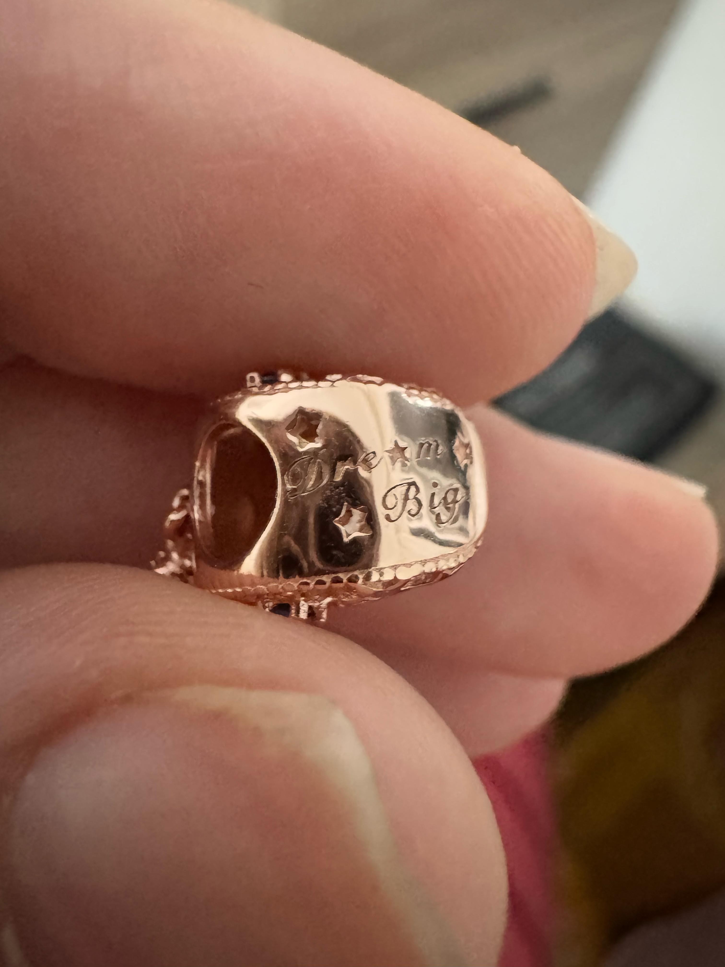 Rose Ay ve Yıldızlar Charm