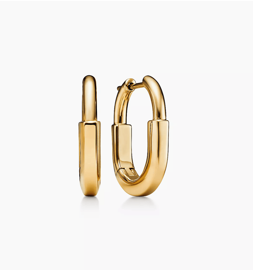 Gold Bangle Küpe