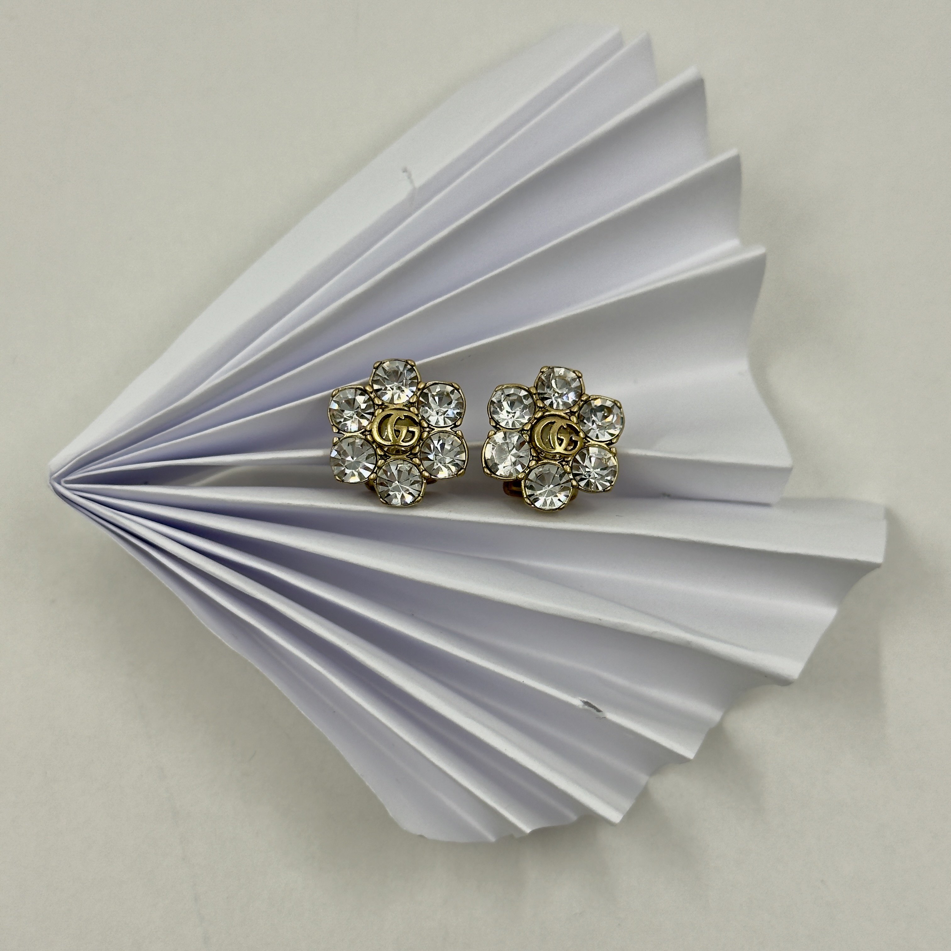 Gcci. Double G Crystal Küpe
