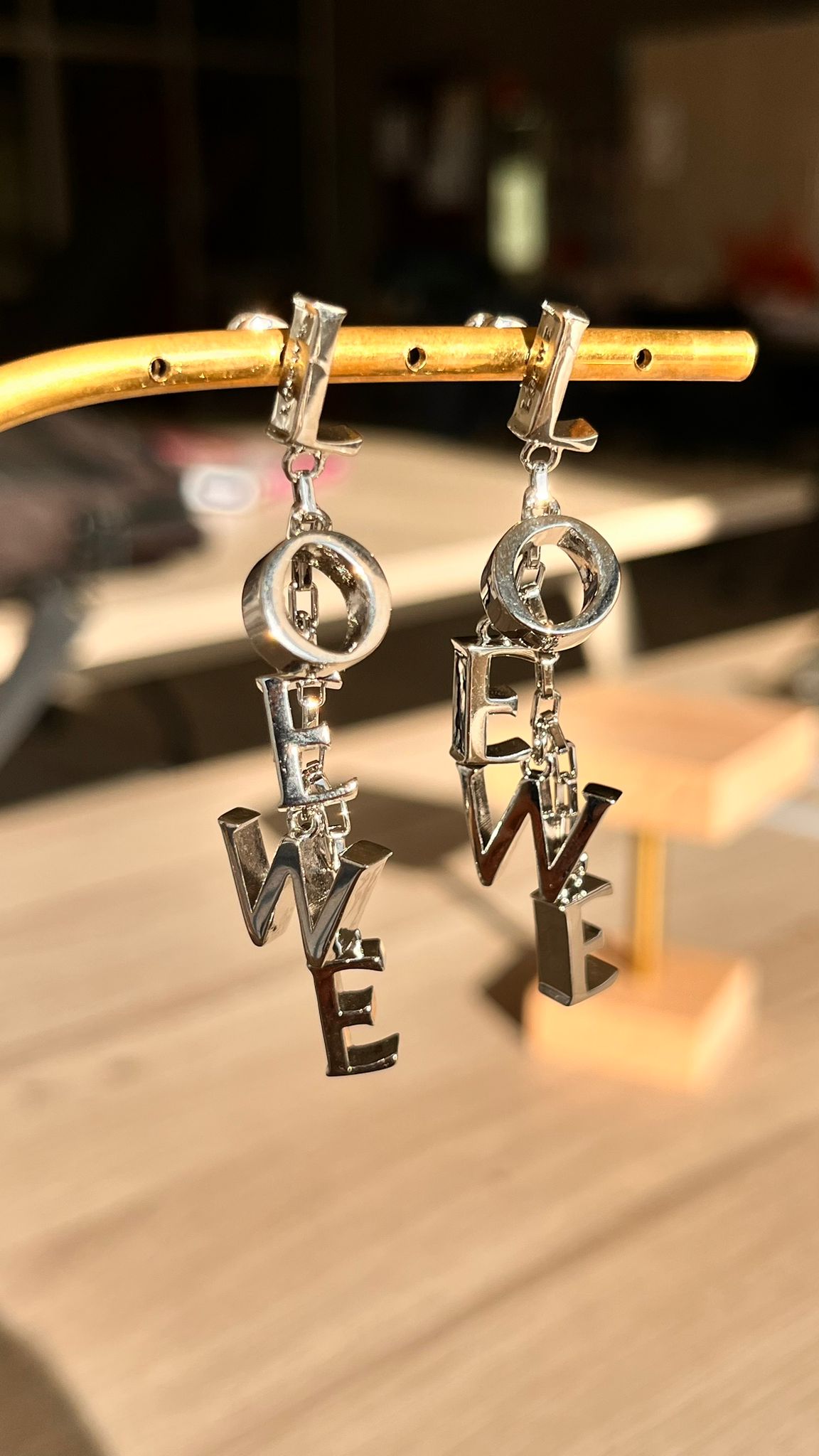 Lowe.Silver Yazı Küpe