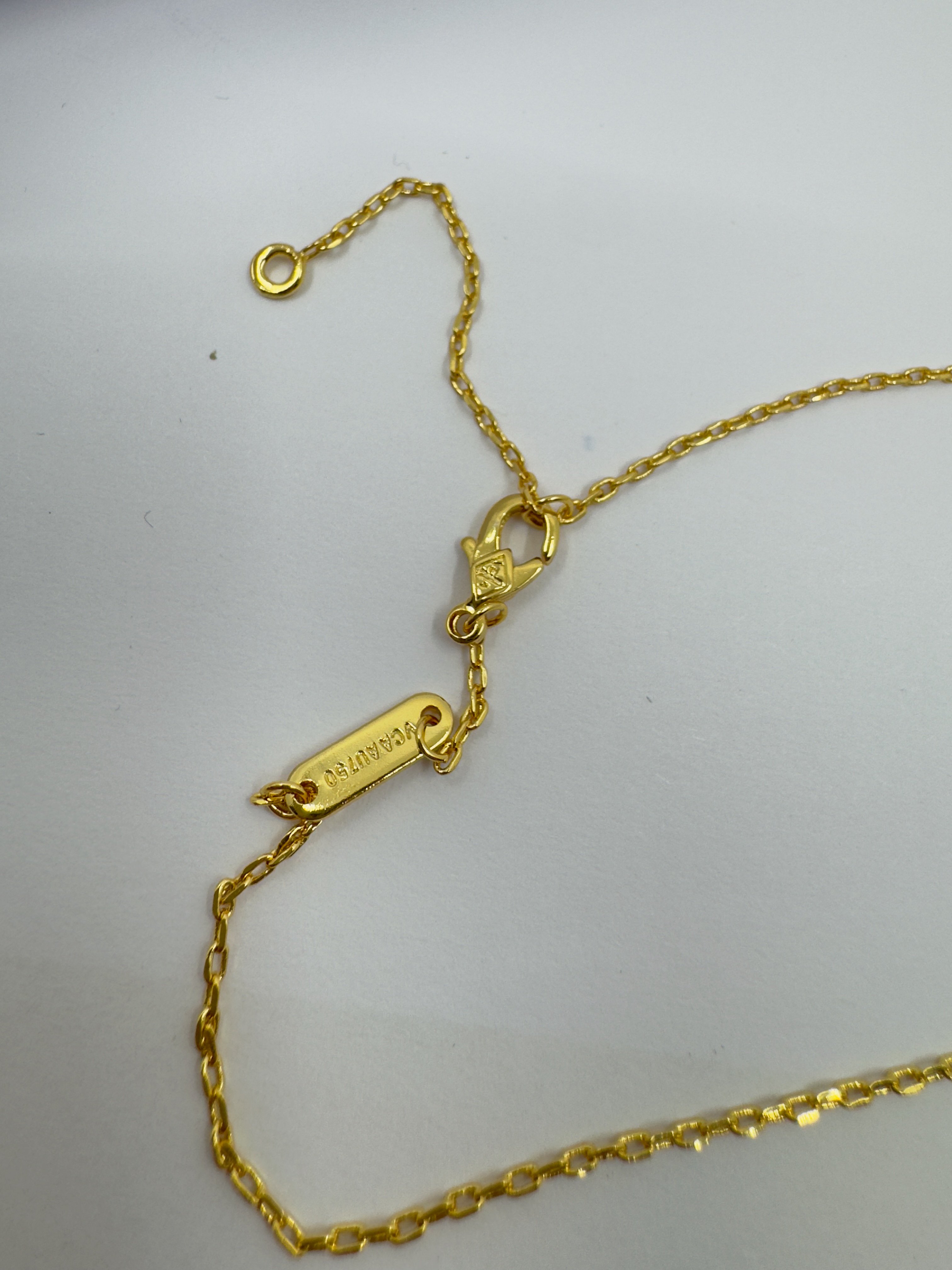 VCA. Full Gold Taşsız Kolye
