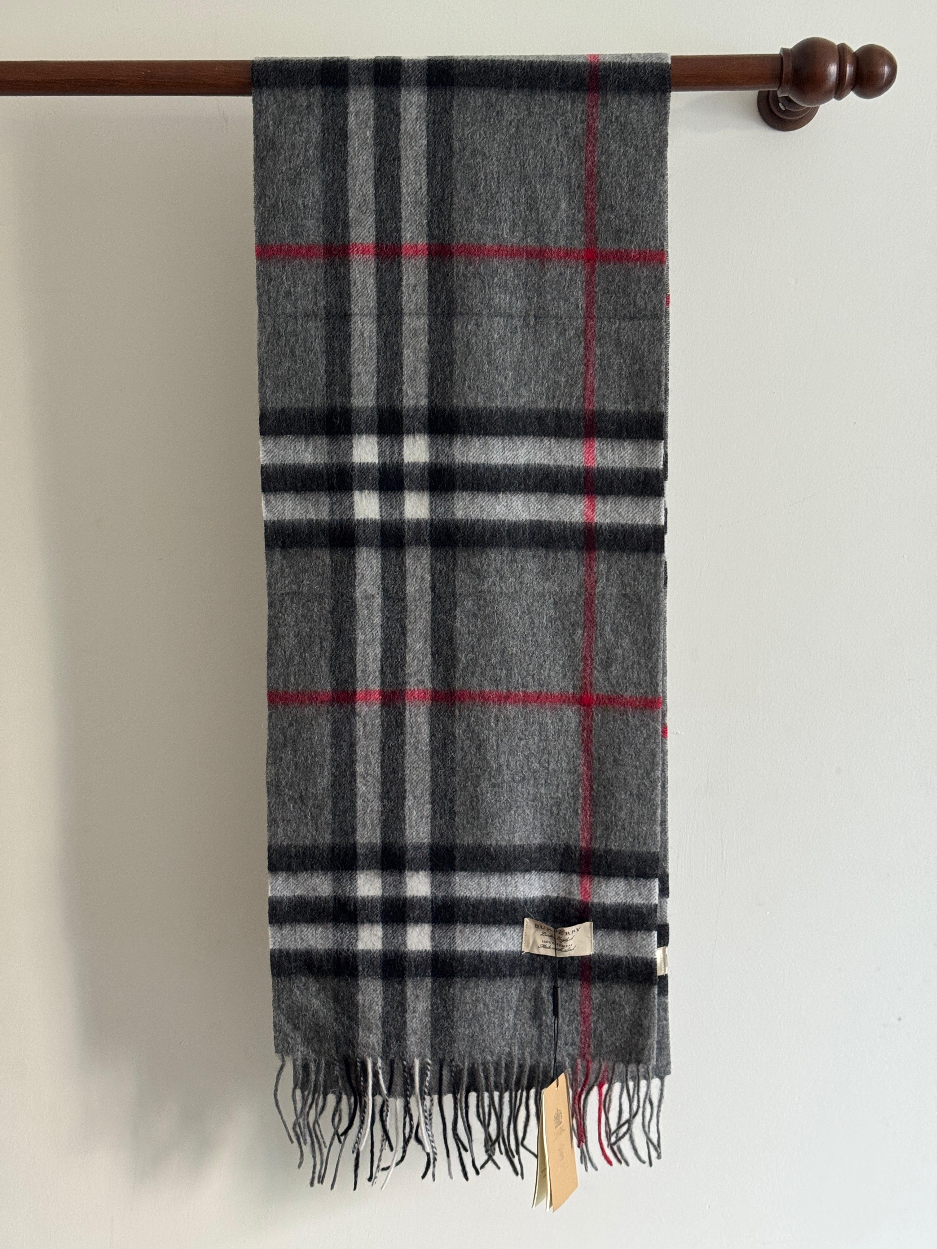 Urban Steel Check Kaşmir Atkı