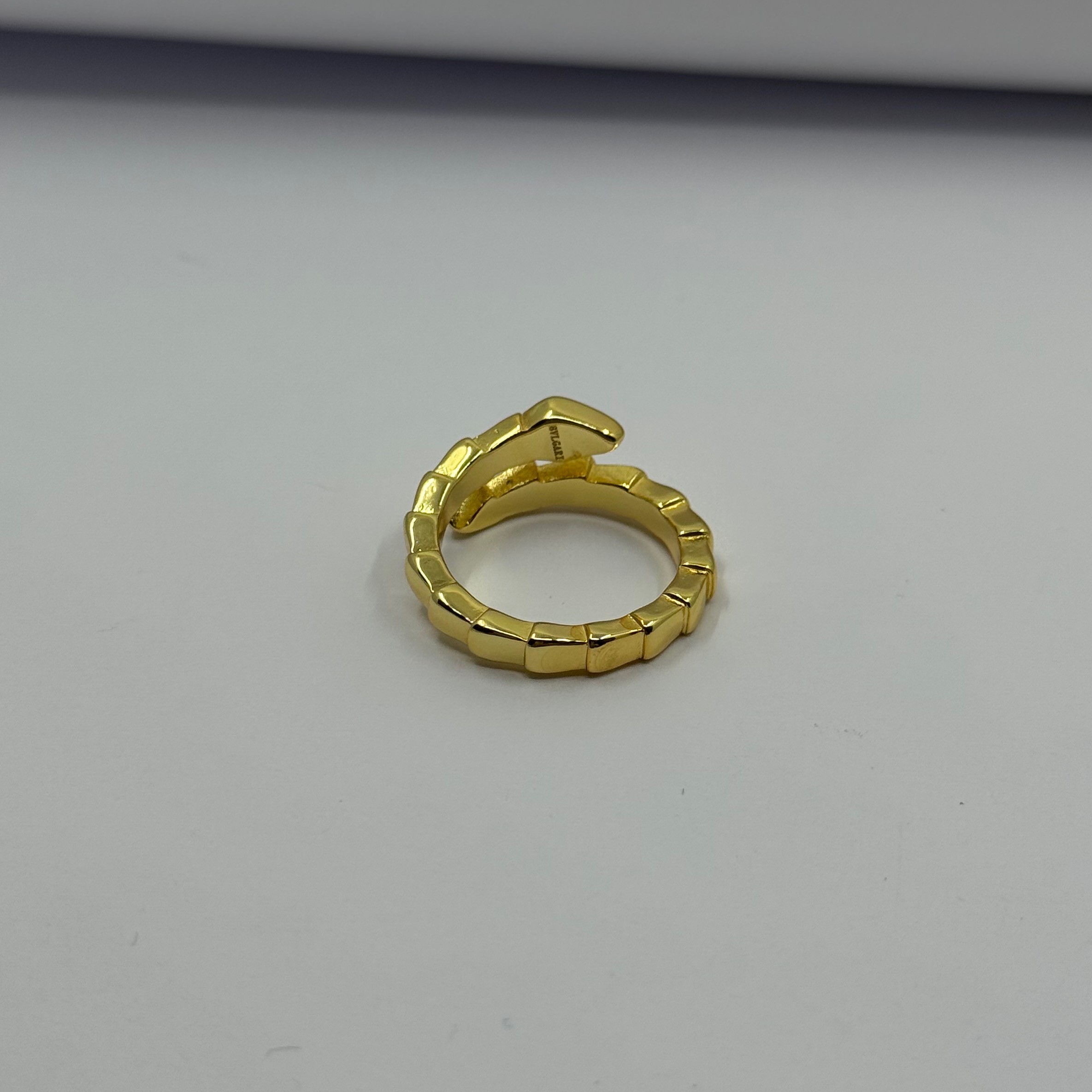 Gold Taşsız Serpenti M Size Yüzük