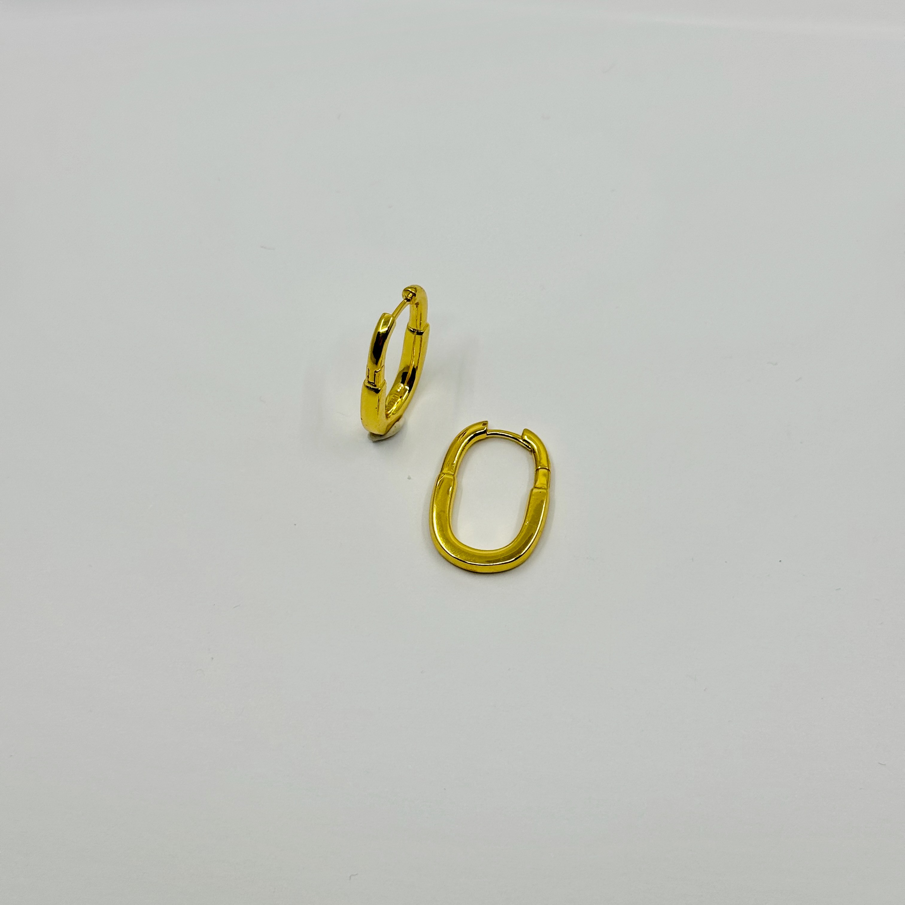 Gold Bangle Küpe