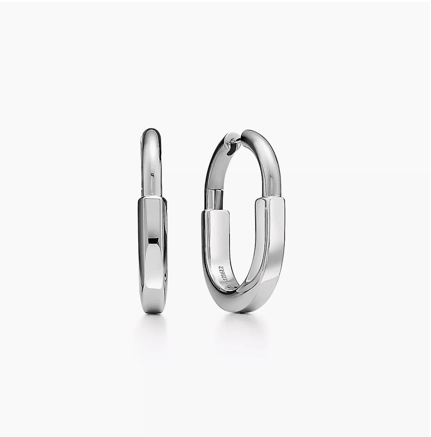 Silver Bangle Küpe
