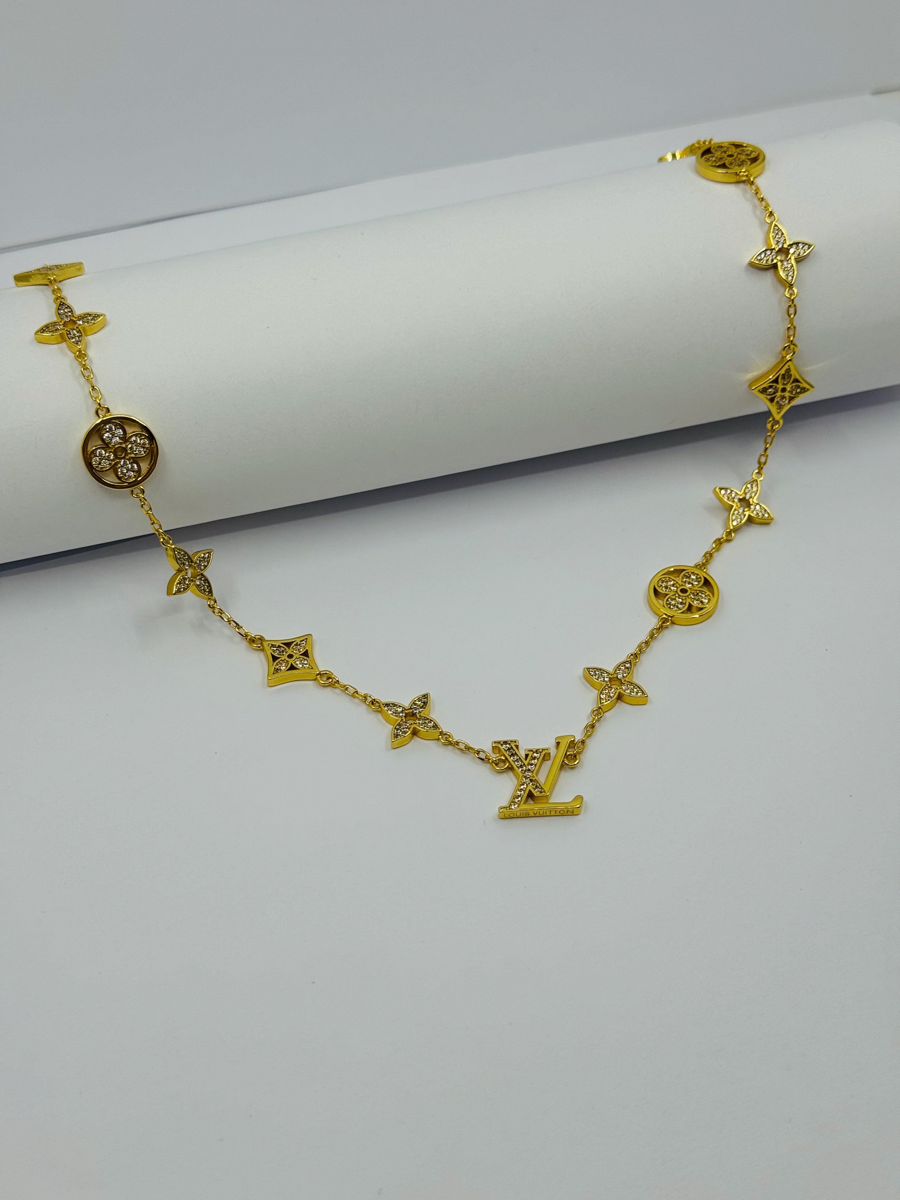 Gold Lace Necklace