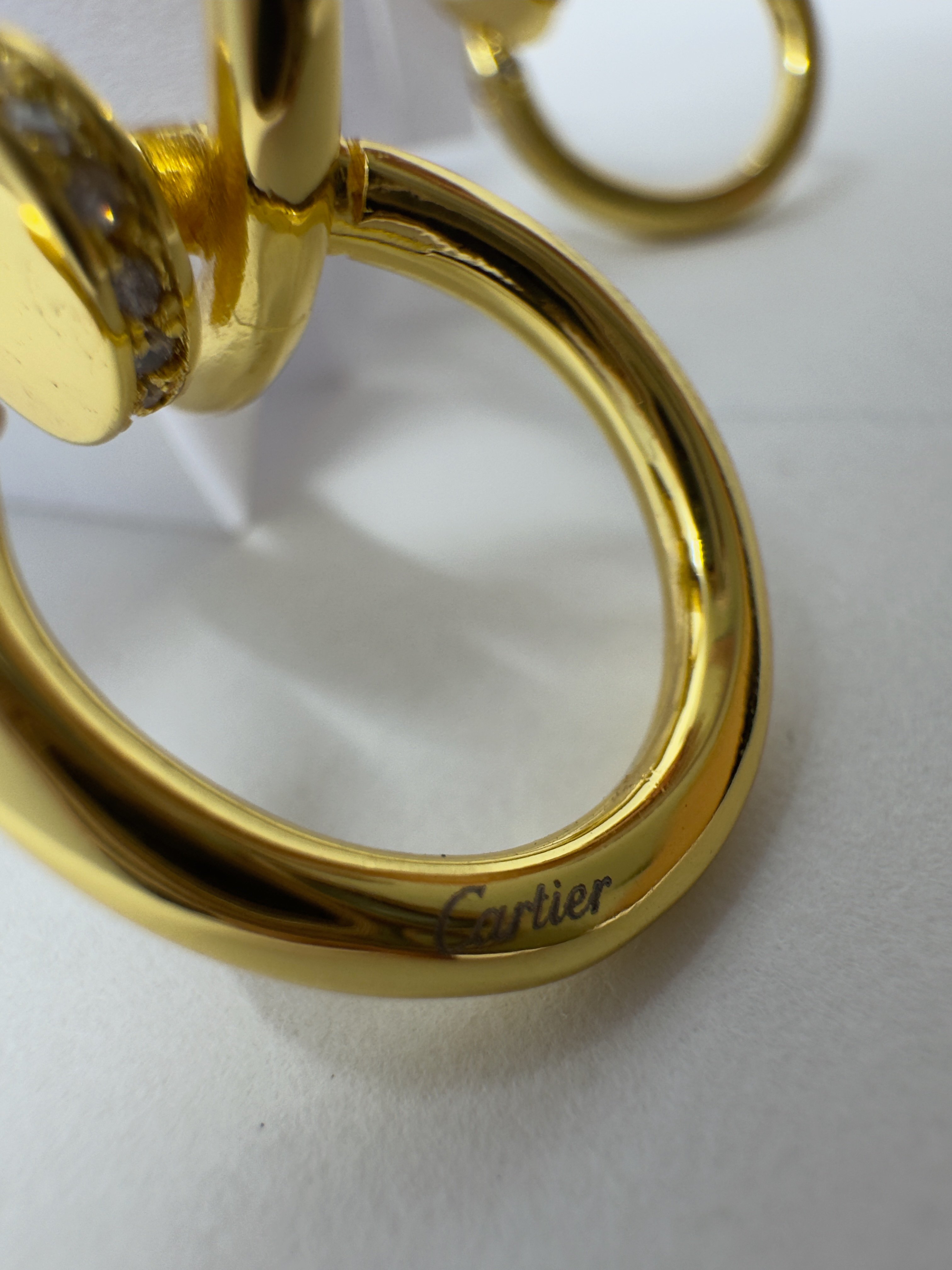 Crt. Gold Double Just Clou Küpe