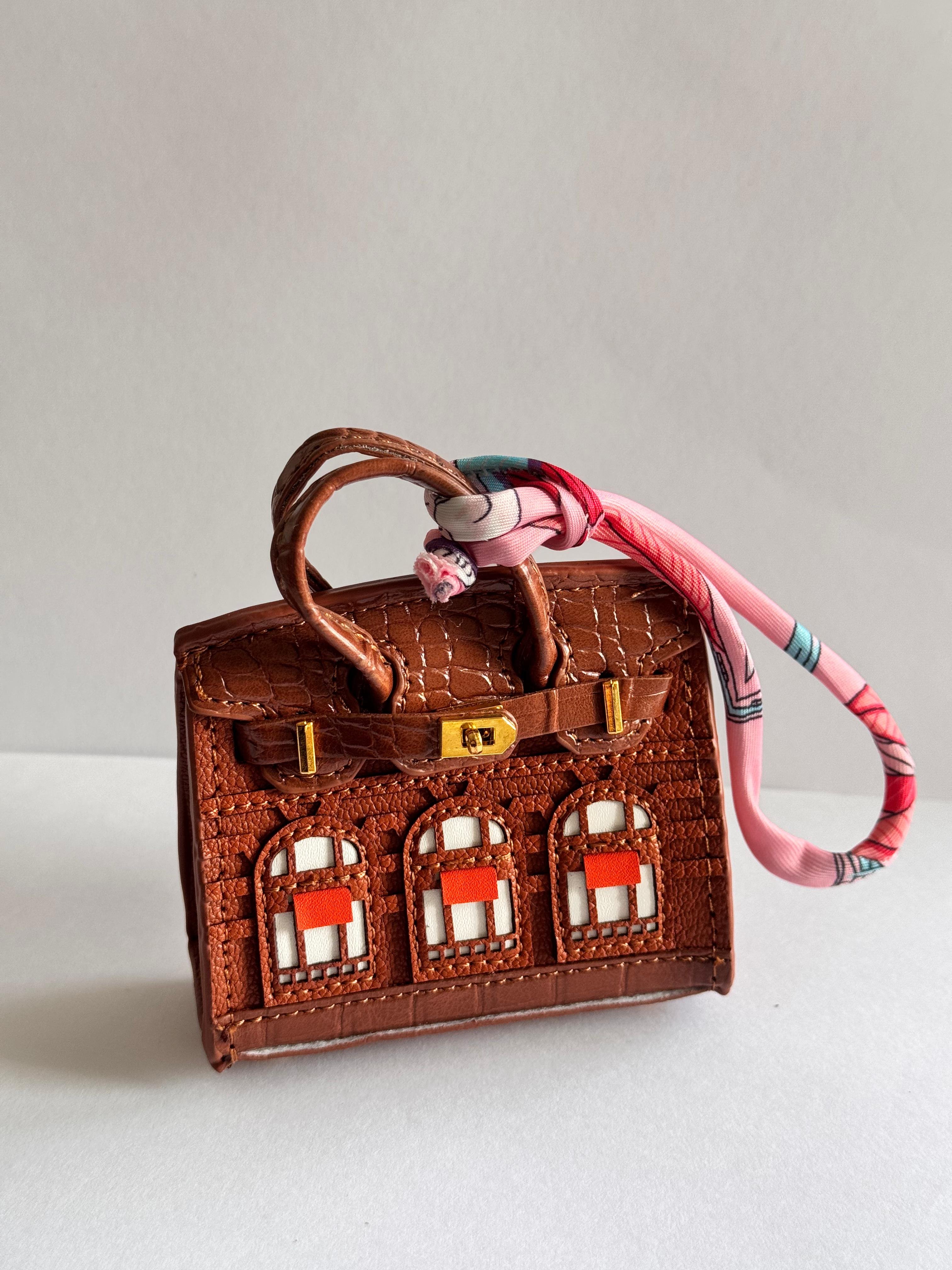 Hrms. Birkin Kahverengi Bag Charm